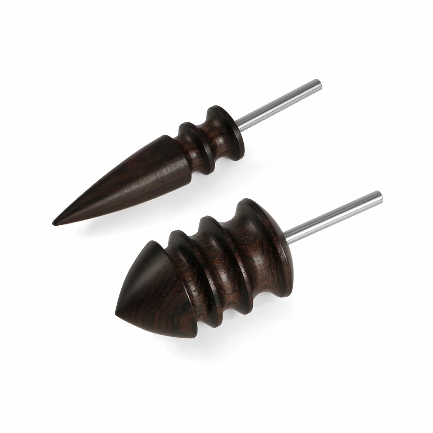 2 pezzi Punte per Lucidare la Pelle per Utensili Rotanti, 2 Stili Punte Lucidare la Pelle Strumento per Lucidare i Bordi Testa Lucidante Accessori per la Lavorazione Artigianale della Pelle