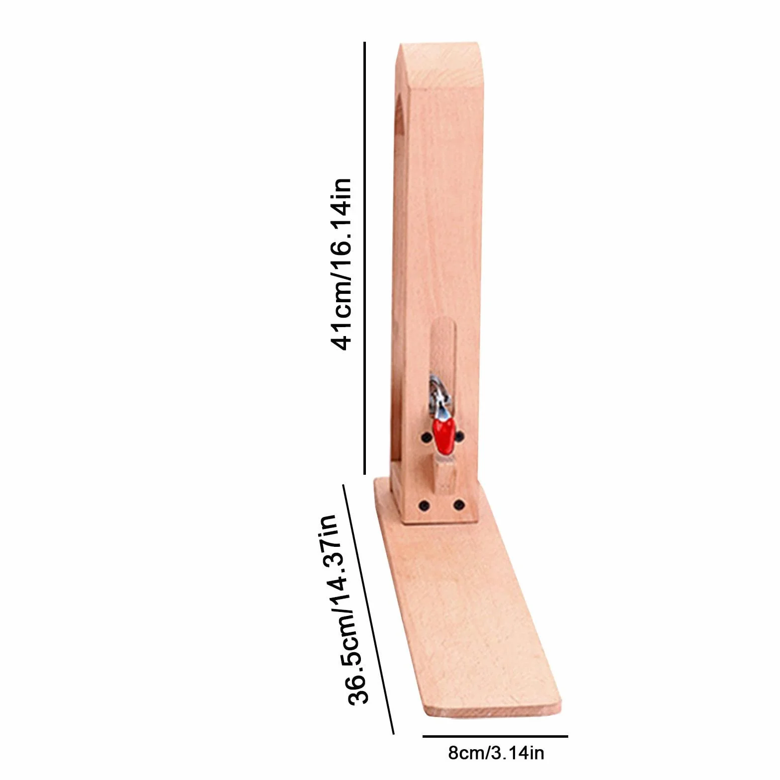 Dirfuny Poni da cucito in pelle legno di faggio pieghevole scrivania artigianale
