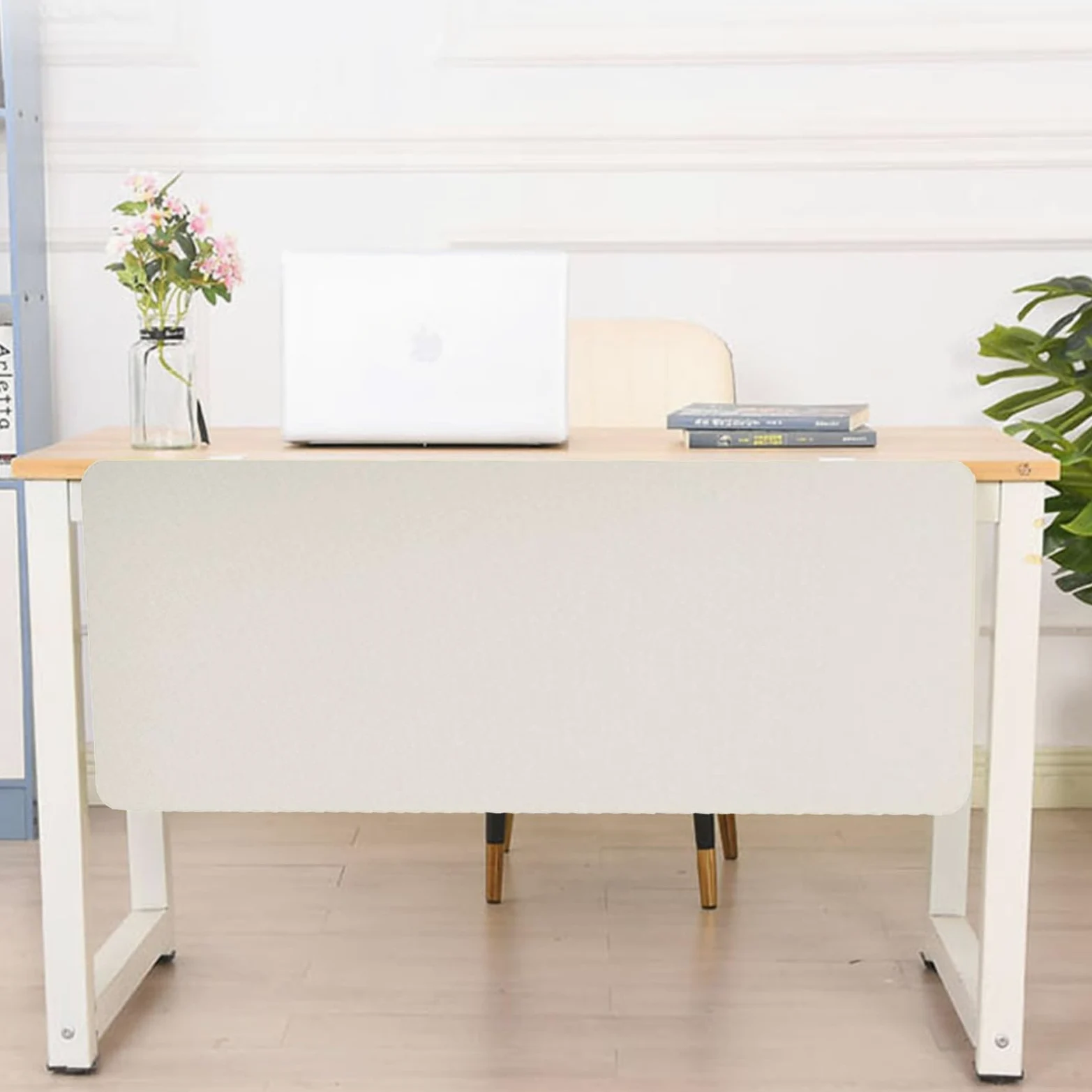 Pannello privacy sotto la scrivania – Schermo modesty per postazioni di lavoro sit-stand e home office