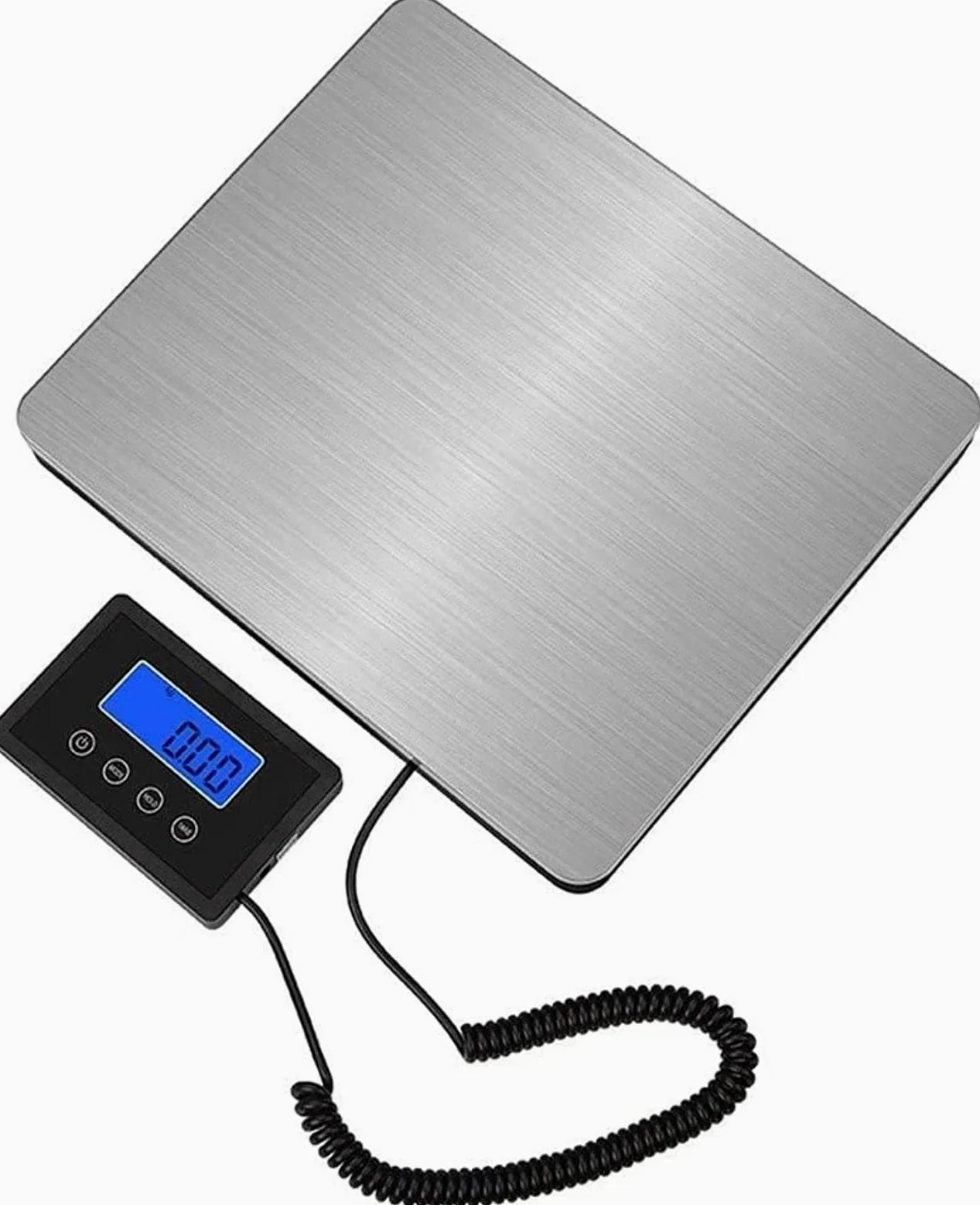 Bilancia Multifunzione,[Ultimo 2021] Bilancia Elettronica Digitale Argento Ad Alta Precisione 180Kg/50G Bilancia Frutta Piattaforma in Acciaio Inox per Negozio Bilancia da Cucina