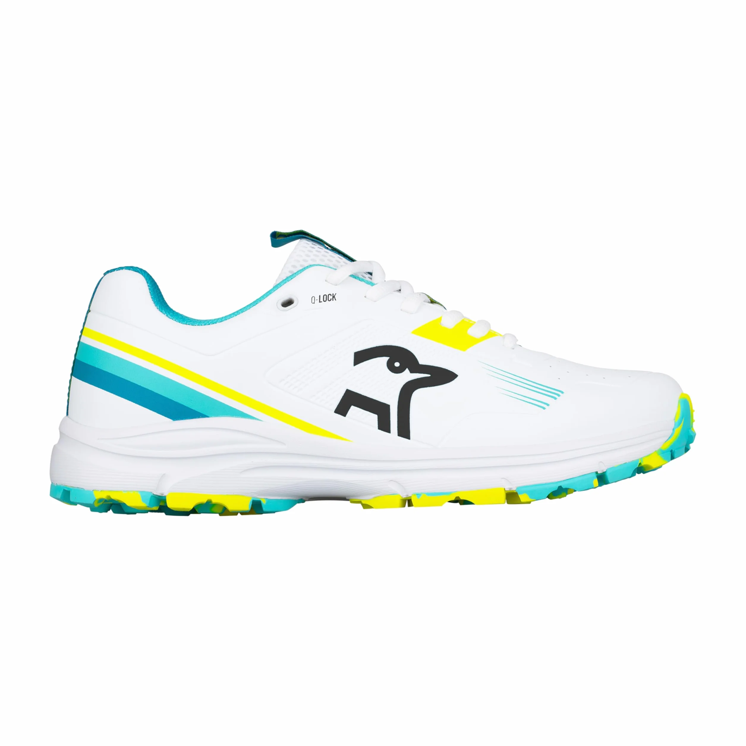 Scarpa da Cricket Kookaburra KC 3.0 con Suola in Gomma - Acqua/Giallo