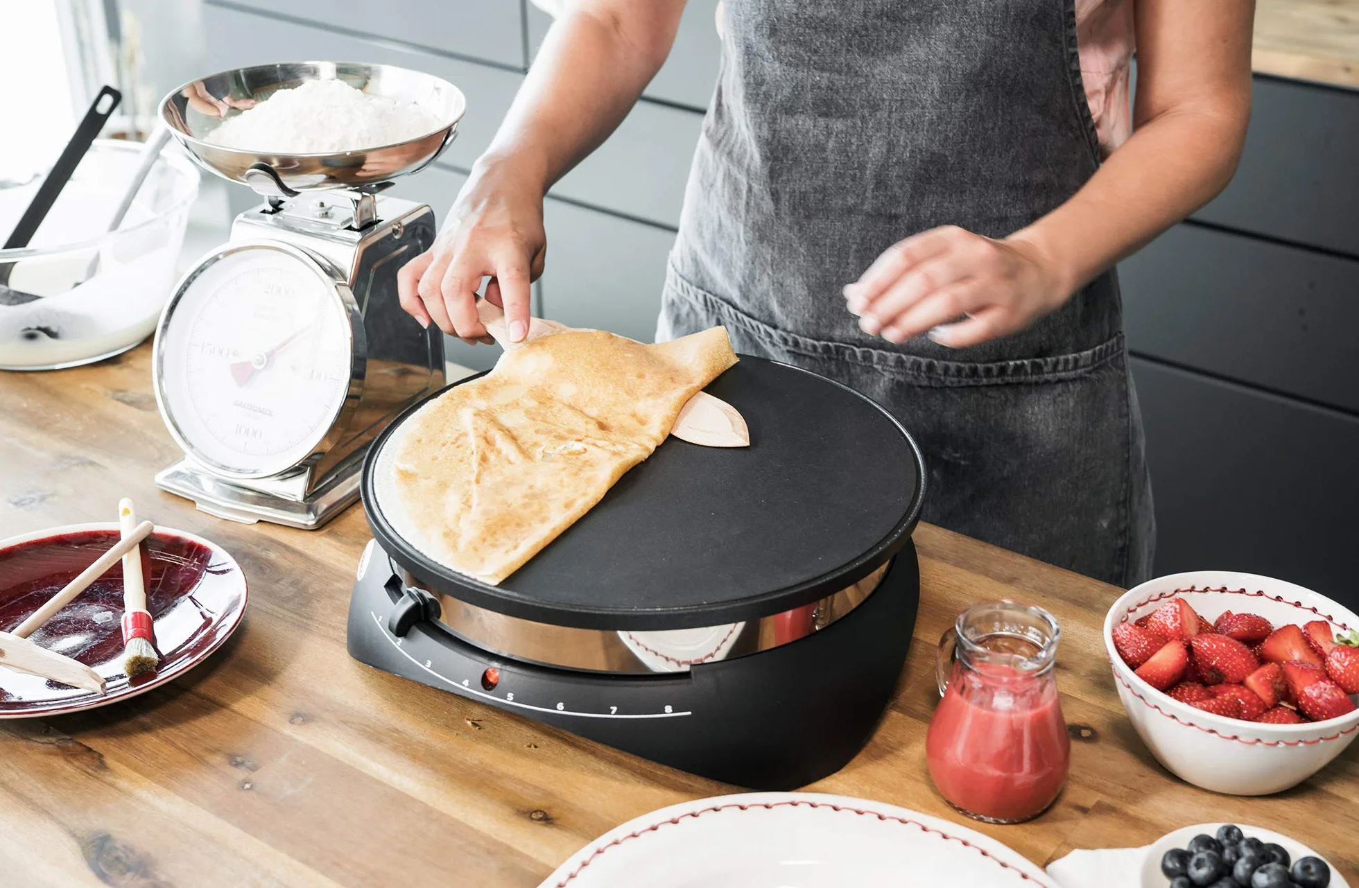 Gastroback Classic 30102 Bilancia Meccanica 2 kg Acciaio Inossidabile