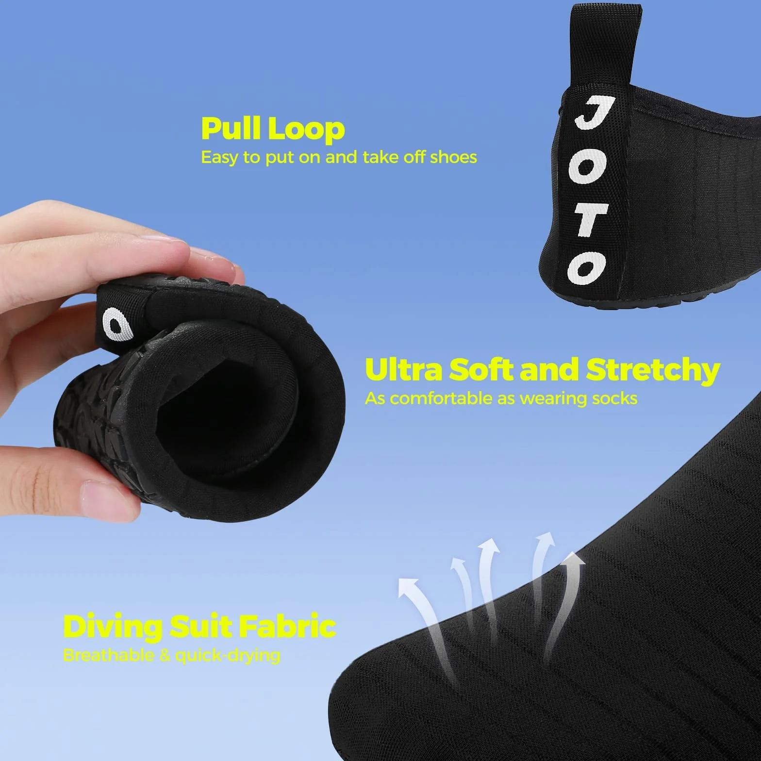 JOTO Scarpe da Scoglio Antiscivolo Acqua Scarpette Mare Asciugatura Rapida Barefoot Spiaggia Snorkeling