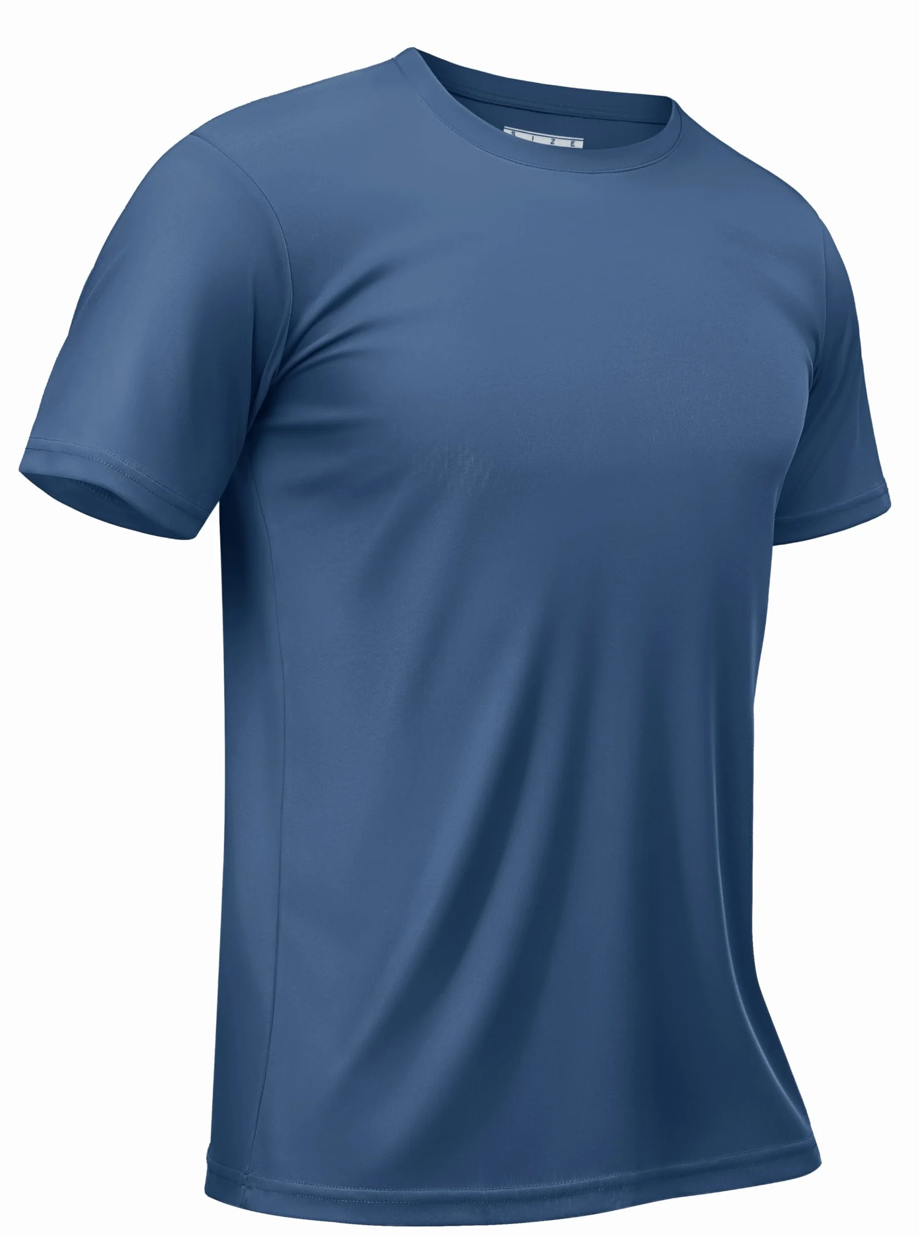 TACVASEN Maglietta Palestra Uomo UPF 50+ Maniche Corte Running Nuoto