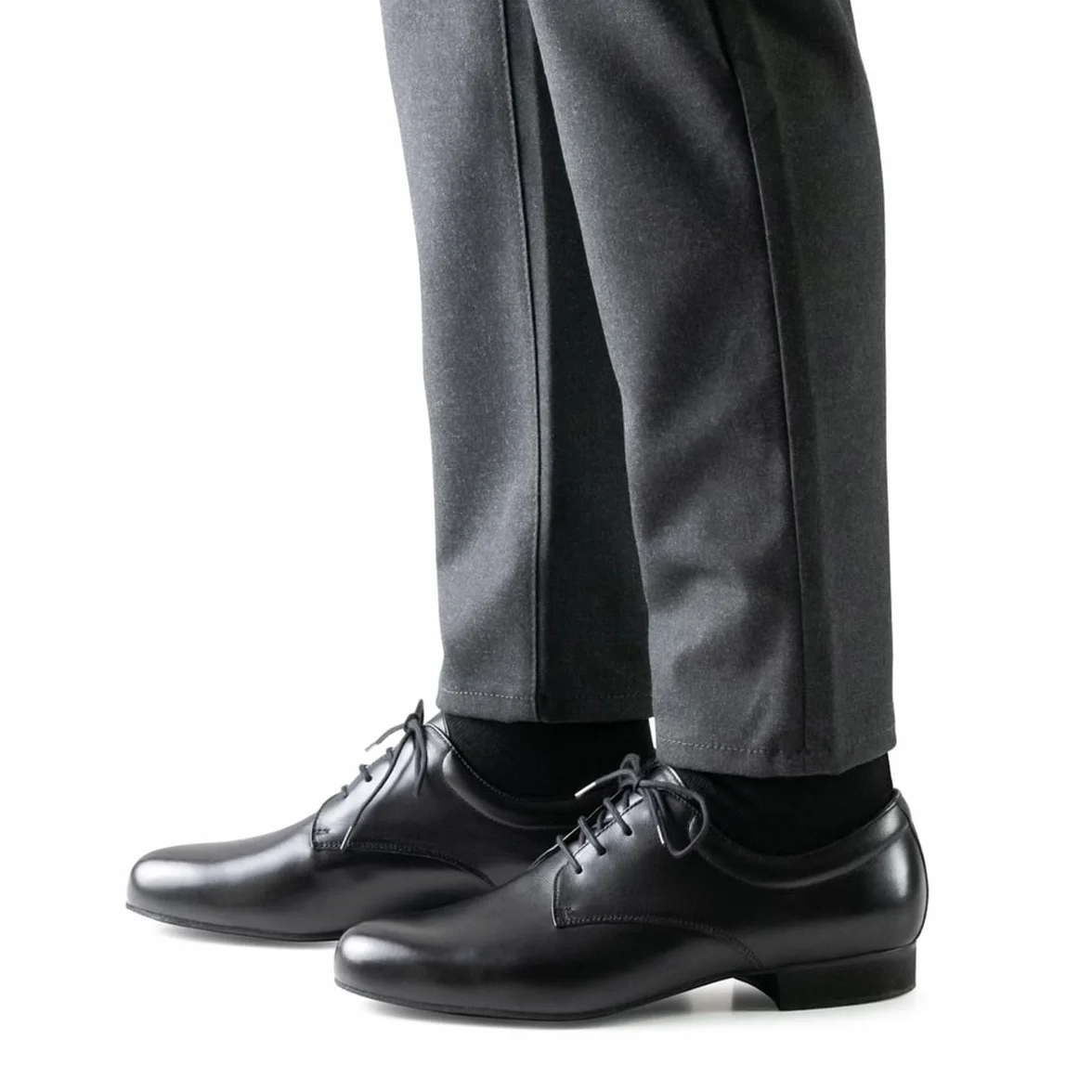 Werner Kern Uomini Scarpe da Ballo 28048 Pelle Nero 2 cm