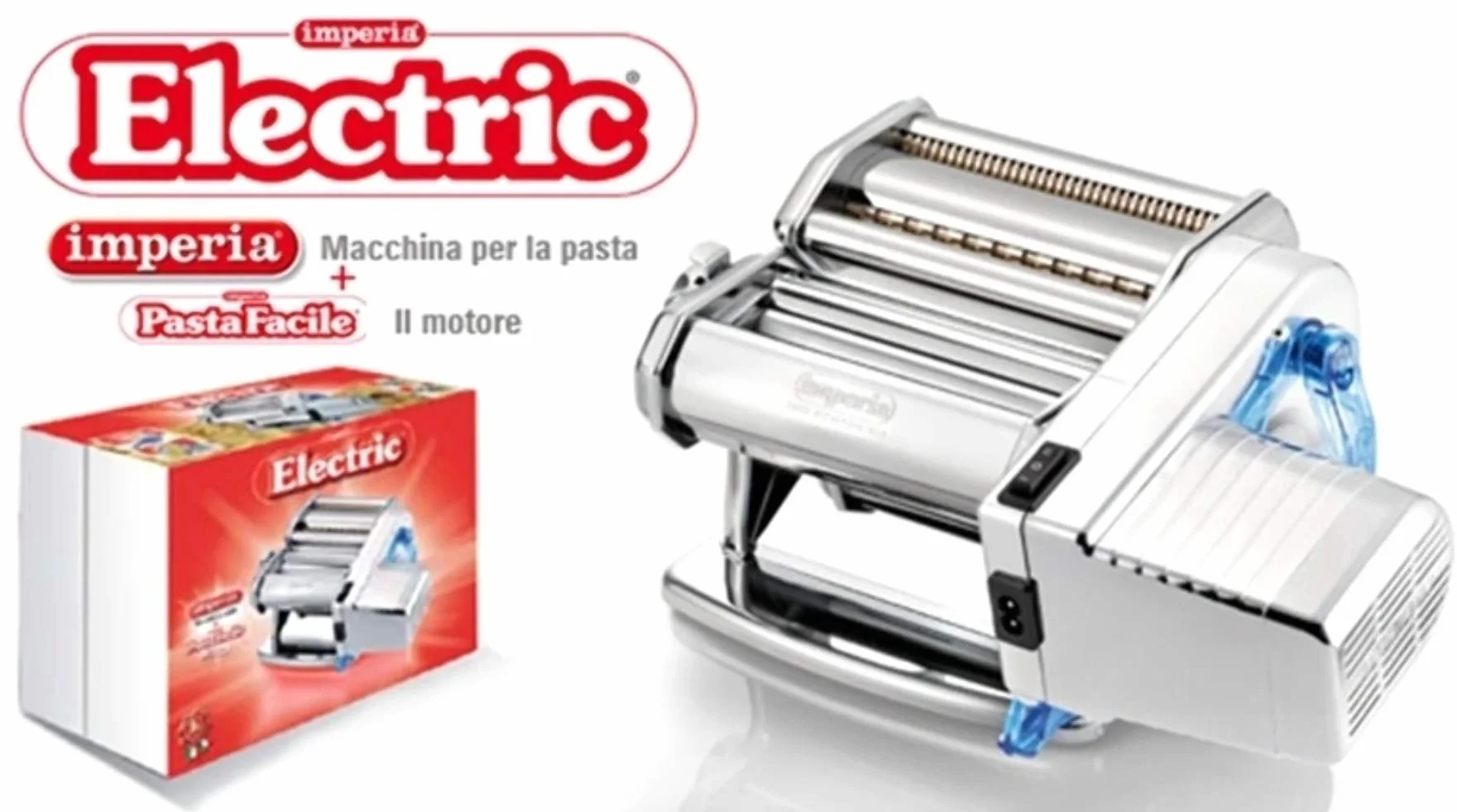 Imperia Electric 650 Macchina per Pasta con Motore Elettrico Pasta Facile