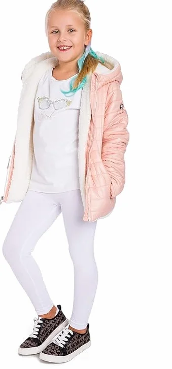 SOFTSAIL Leggings Bambina Lunghi – Pantaloni Bambini Cotone Elasticizzato Ultra Morbidi Leggings Tinta Unita per Scuola Giochi Quotidiano