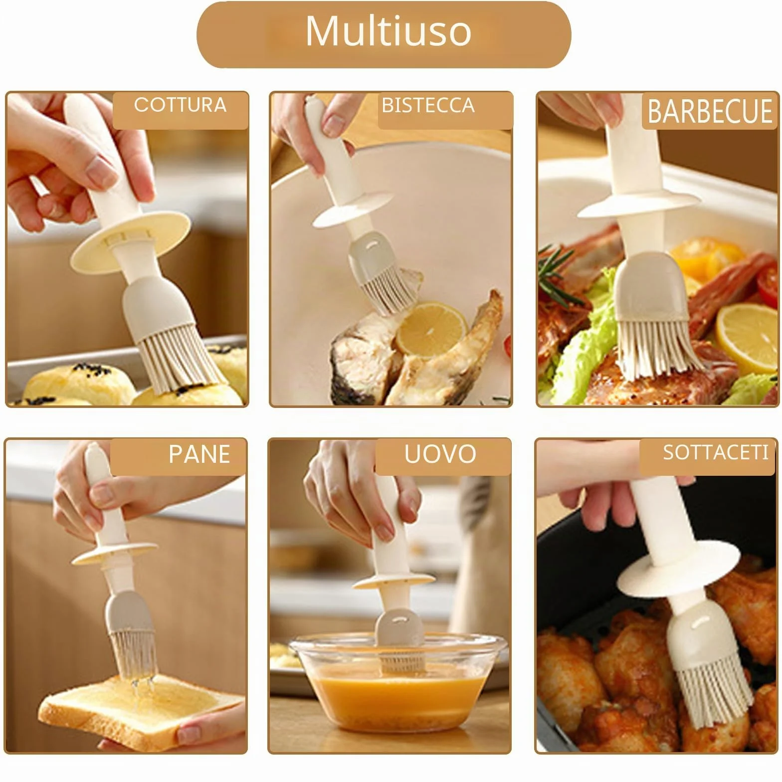 Bottiglia per salsa e olio in silicone 200 ml per cucina BBQ