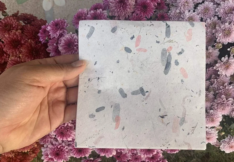 Carta di Gelso 50 Fogli Quadrati per Origami Fai da Te