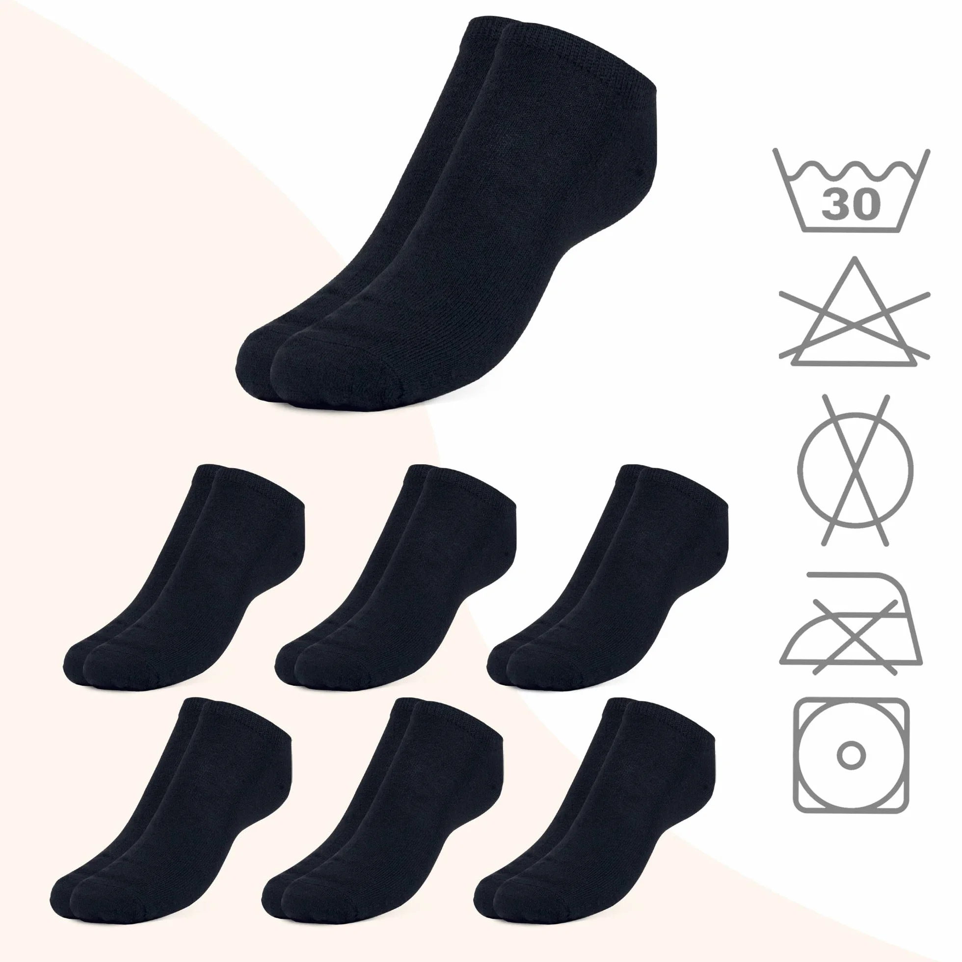 Paia Calzini Corti in Cotone Unisex Fantasmini Invisibili Traspiranti Uomo Donna Sport Palestra