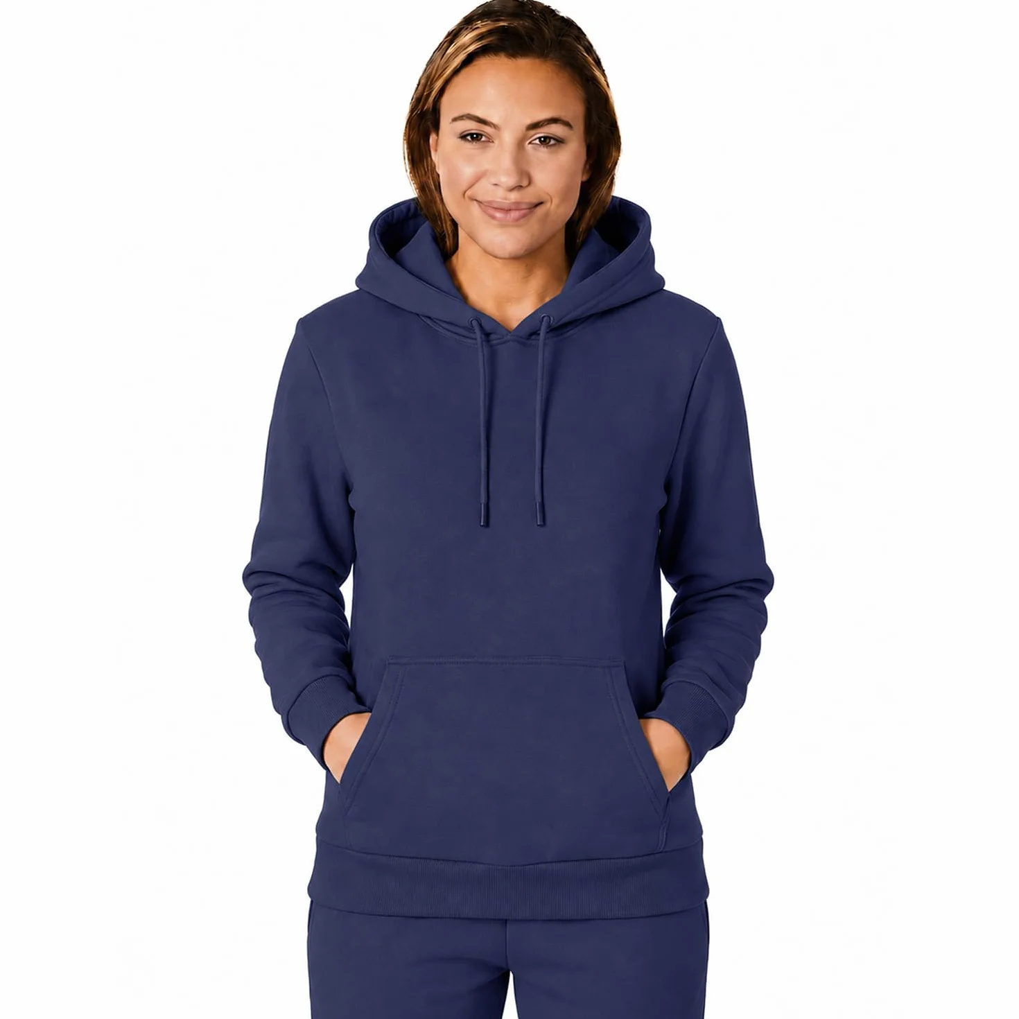 Light & Shade Felpa Donna con Cappuccio Fleece – Hoodie Pullover con Tasca e Coulisse, Sweatshirt Morbida per Palestra Fitness Loungewear e Uso Quotidiano