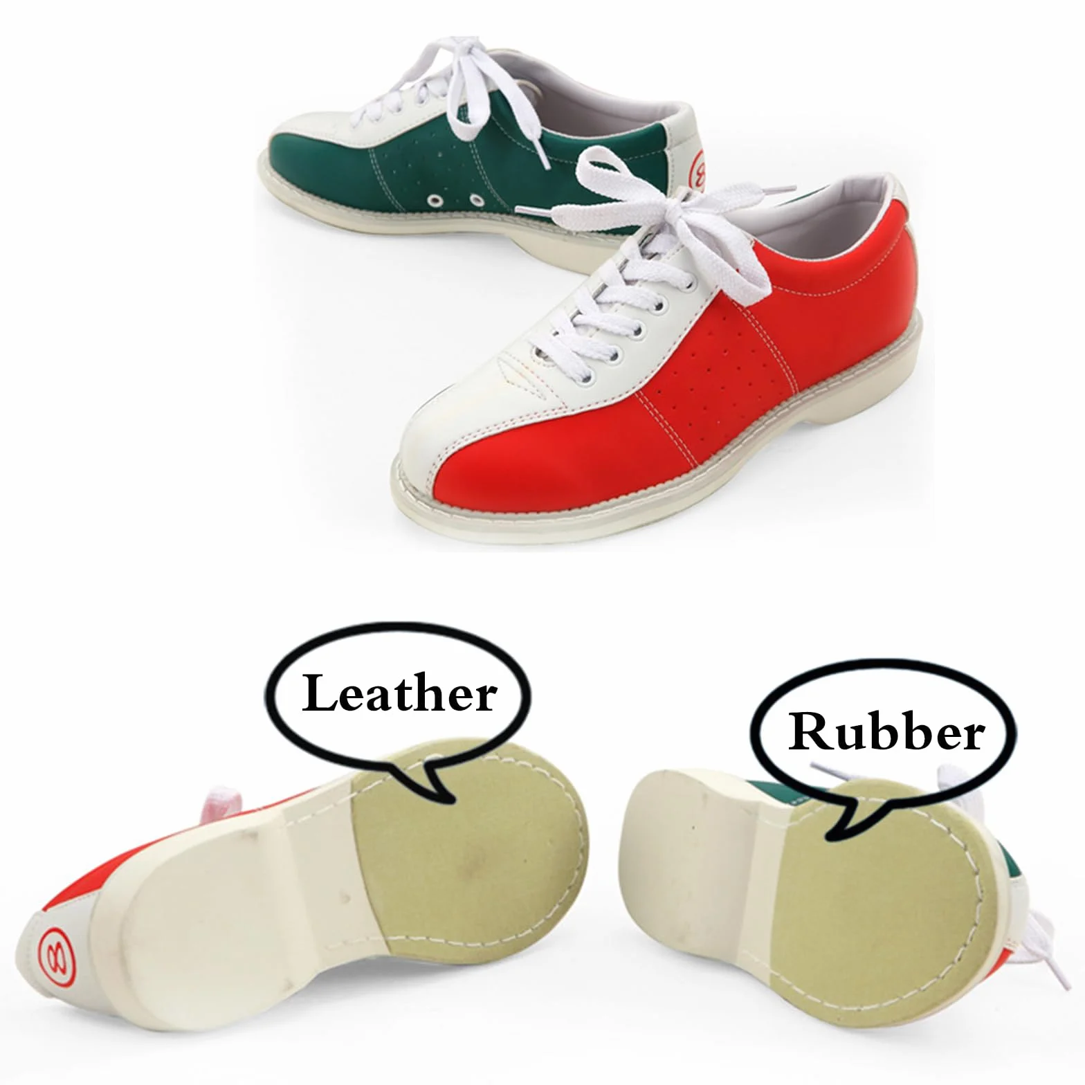 Scarpe da Bowling in Pelle per Allenamento, Comfort e Libertà di Movimento