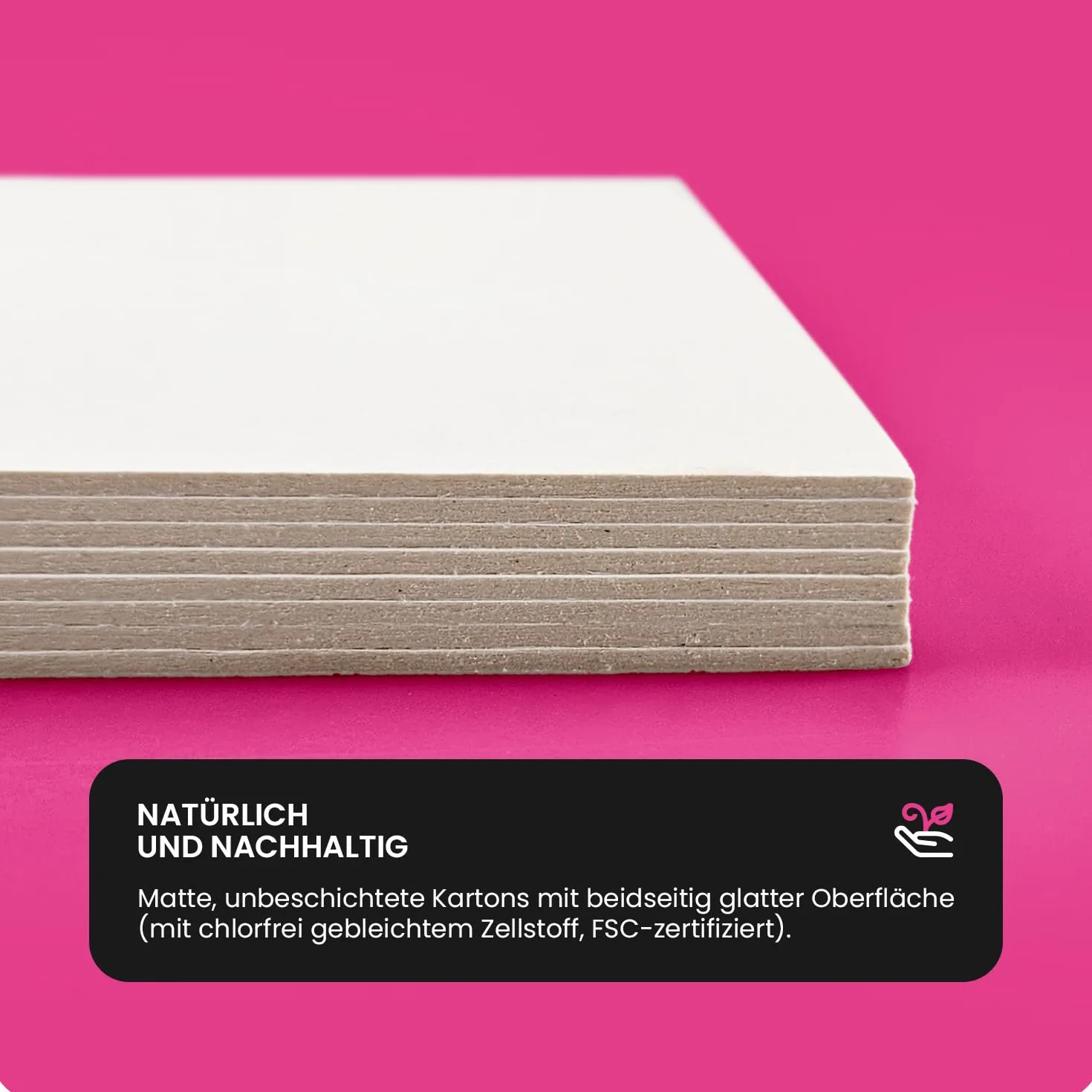 Netuno cartoncino assorbente crema A4 430g 1mm 20 fogli