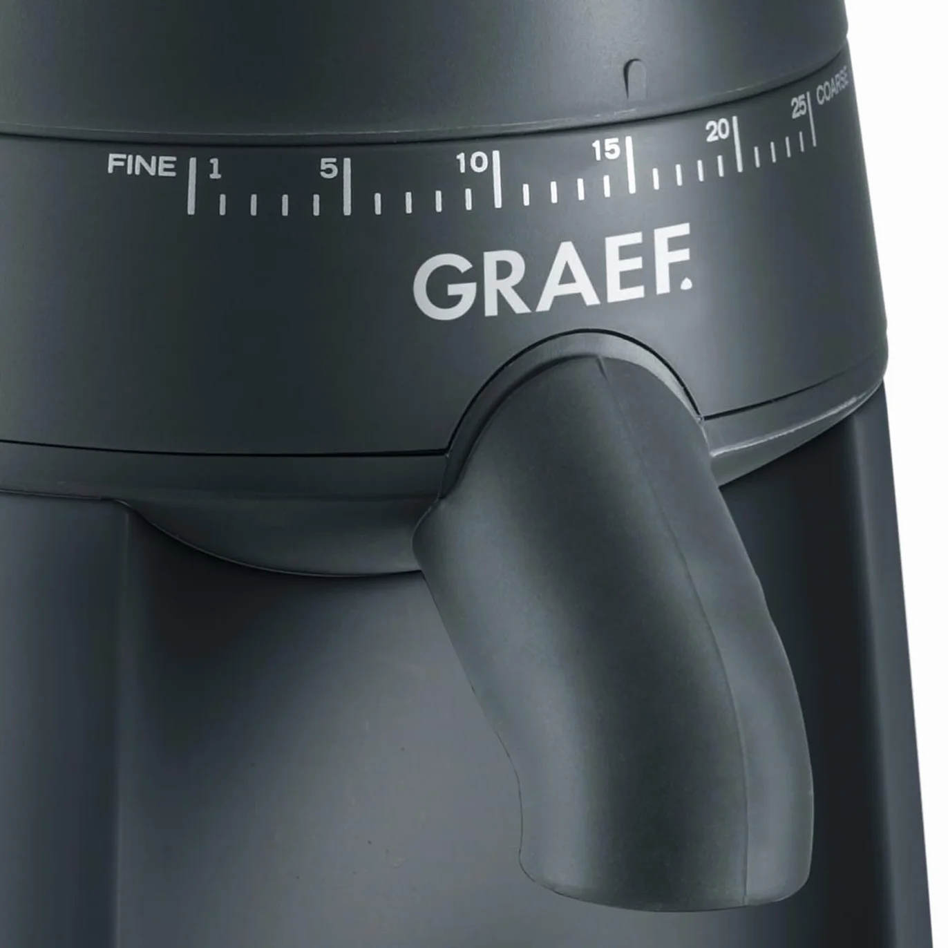 GRAEF CM702 - Macinacaffè elettrico, macinino a cono in acciaio inox rimovibile, 24 livelli di macinatura, macinatura che conserva il sapore, fino a 12 tazze di caffè filtro, nero