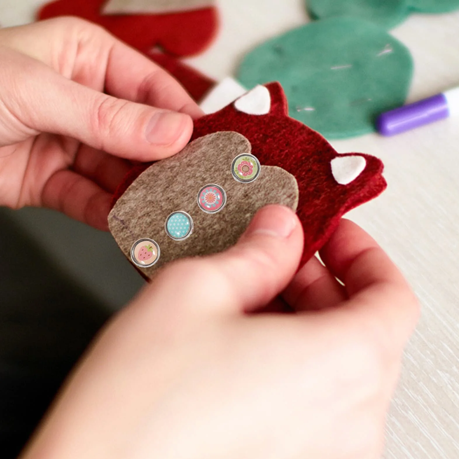 100pezzi Mini Brads Colorati Pastello per Scrapbooking E Artigianato Fermacampioni Rotondi per Fai da Te E Decorazioni