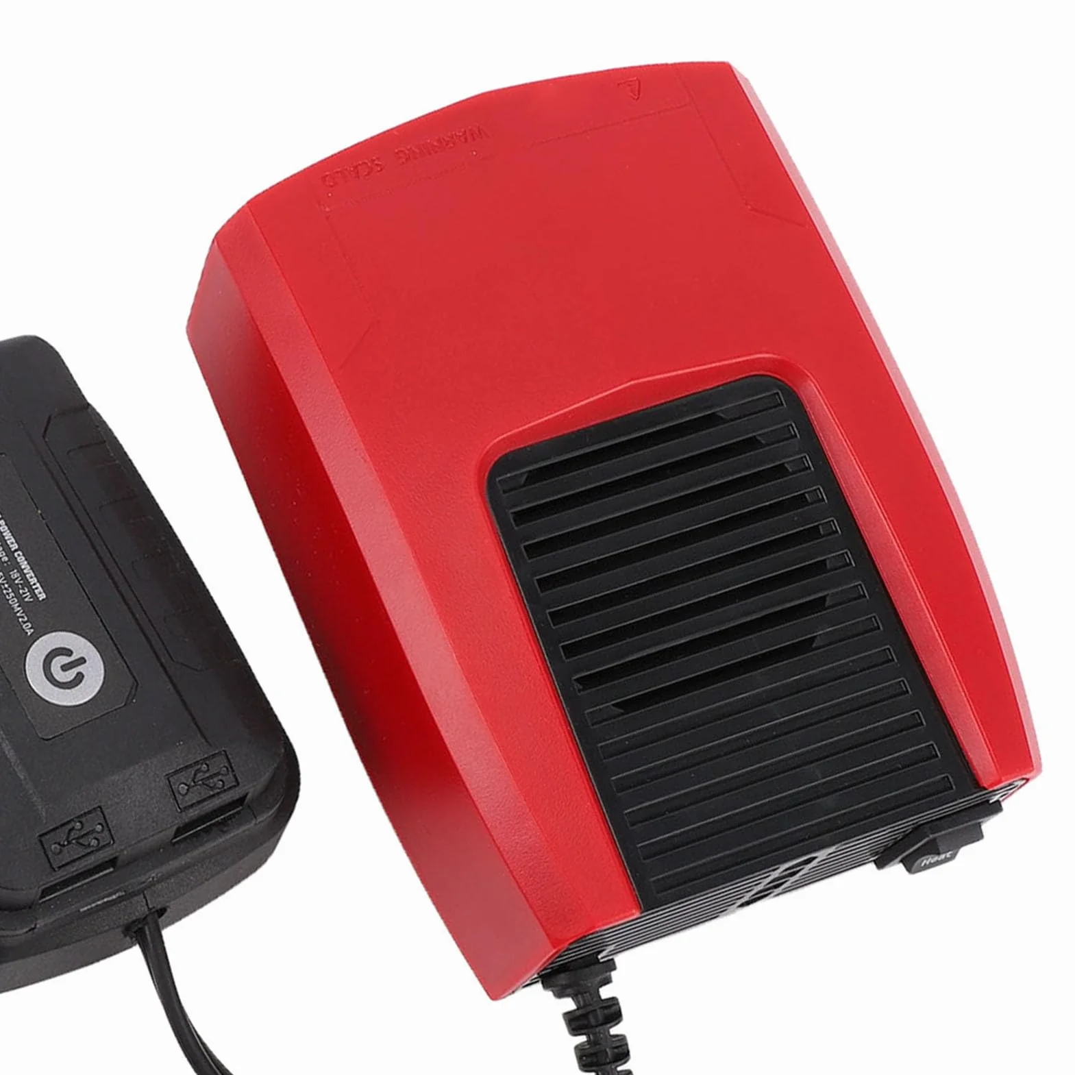 Riscaldatore Portatile Silenzioso con Termostato Elettrico e Ventola USB per Officine e Campeggio