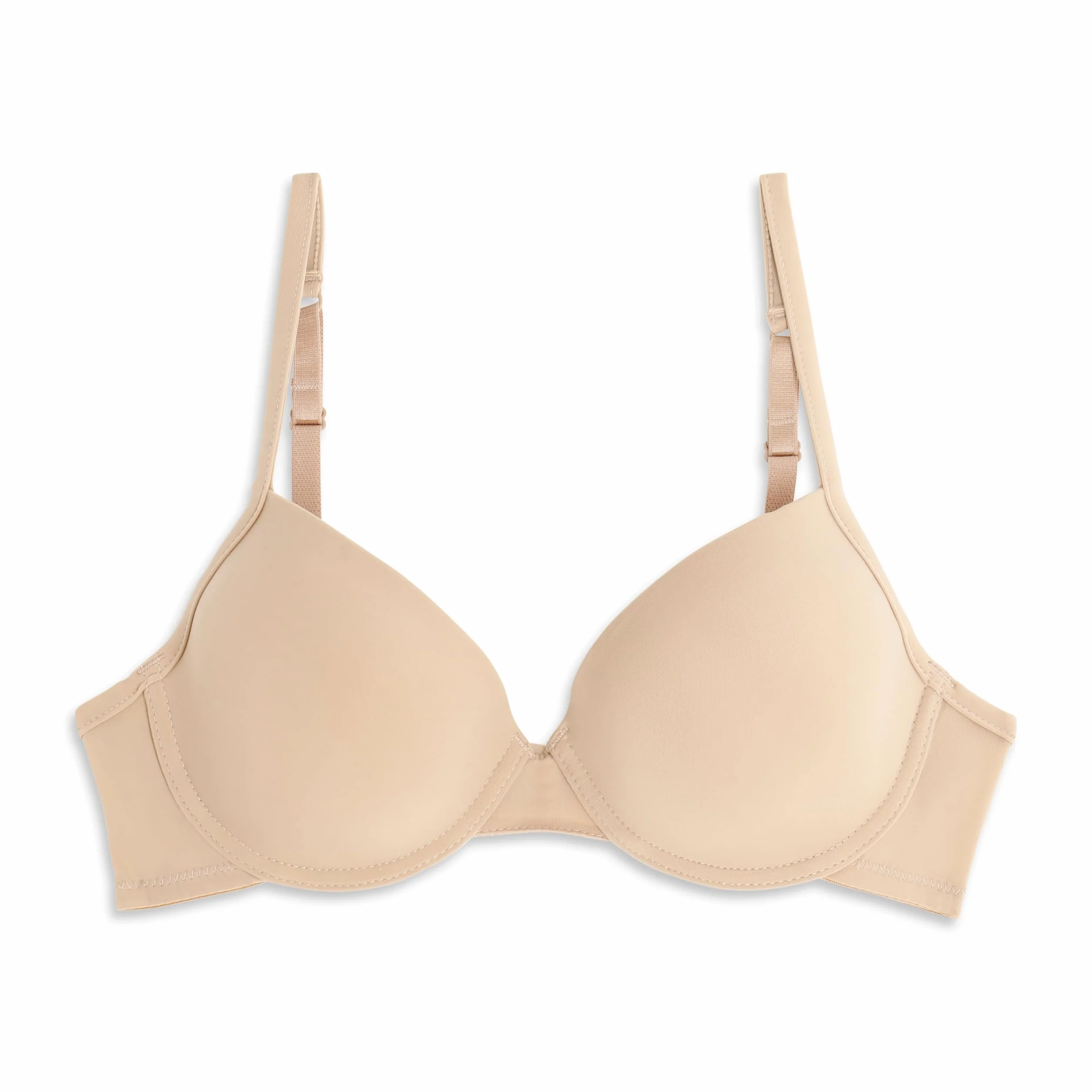 Cotonella Reggiseno Manuela Morbida Microfibra Stretch Coppe Imbottite Preformate Ferretto Spalline Regolabili