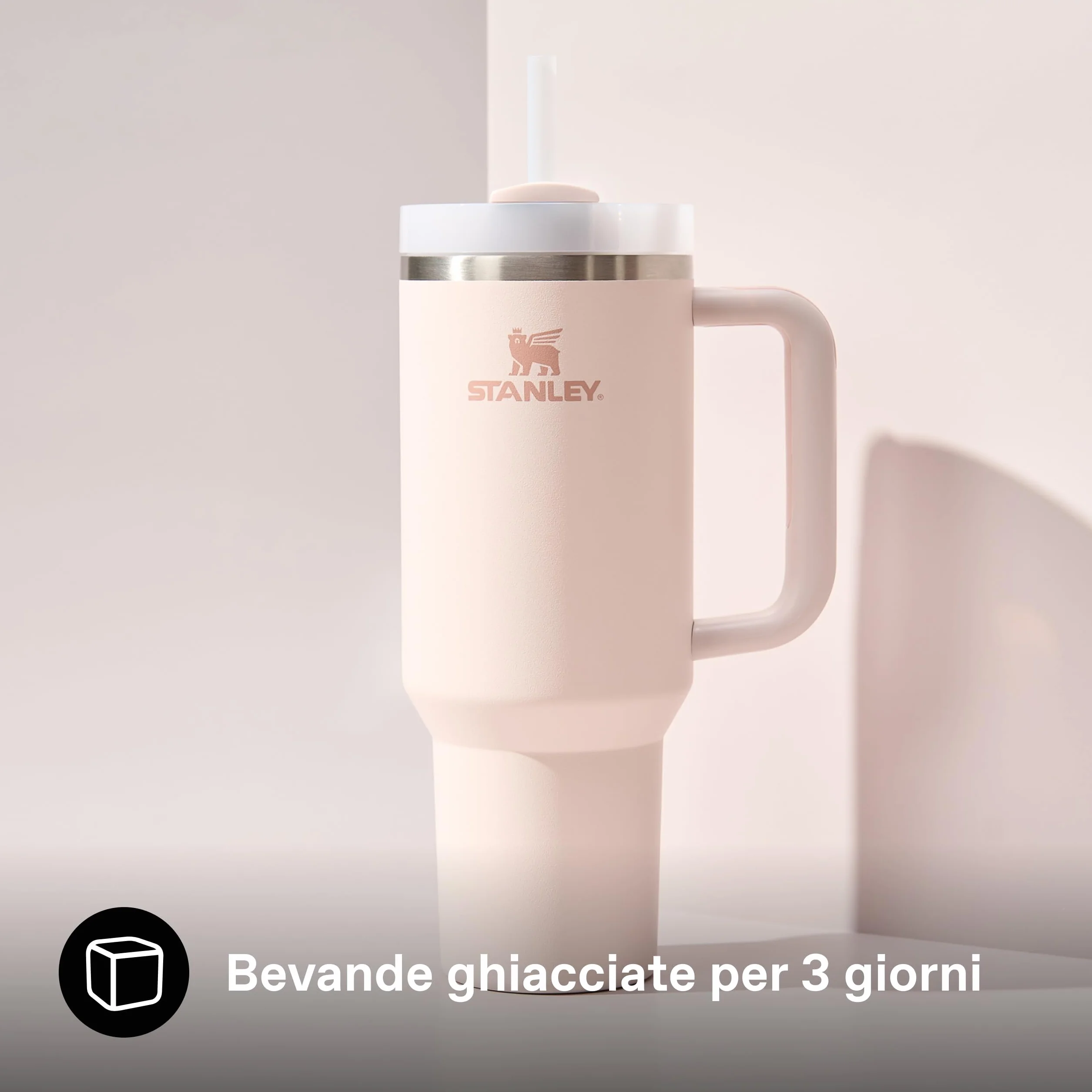 STANLEY 1913 Quencher H2.0 Flowstate Borraccia Termica 1.2L - Rose Quartz