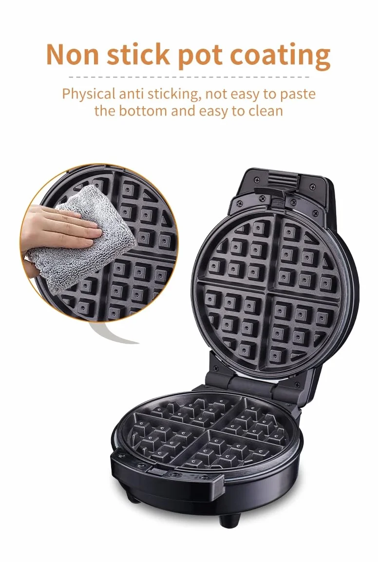 Donut Maker, 3 in 1 macchina elettrica waffle sandwich, Cartoon Snack Cake con 3 piatti antiaderenti rimovibili intercambiabili, tostapane da dessert staccabile, perfetto per la colazione