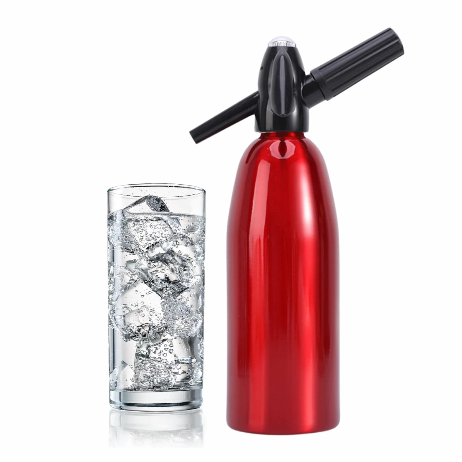 Produttore di acqua di soda - Bottiglia di sifone di soda - Macchina 'acqua Seltzer - Macchine per soda per la casa Cucina Party, per bevande gassate