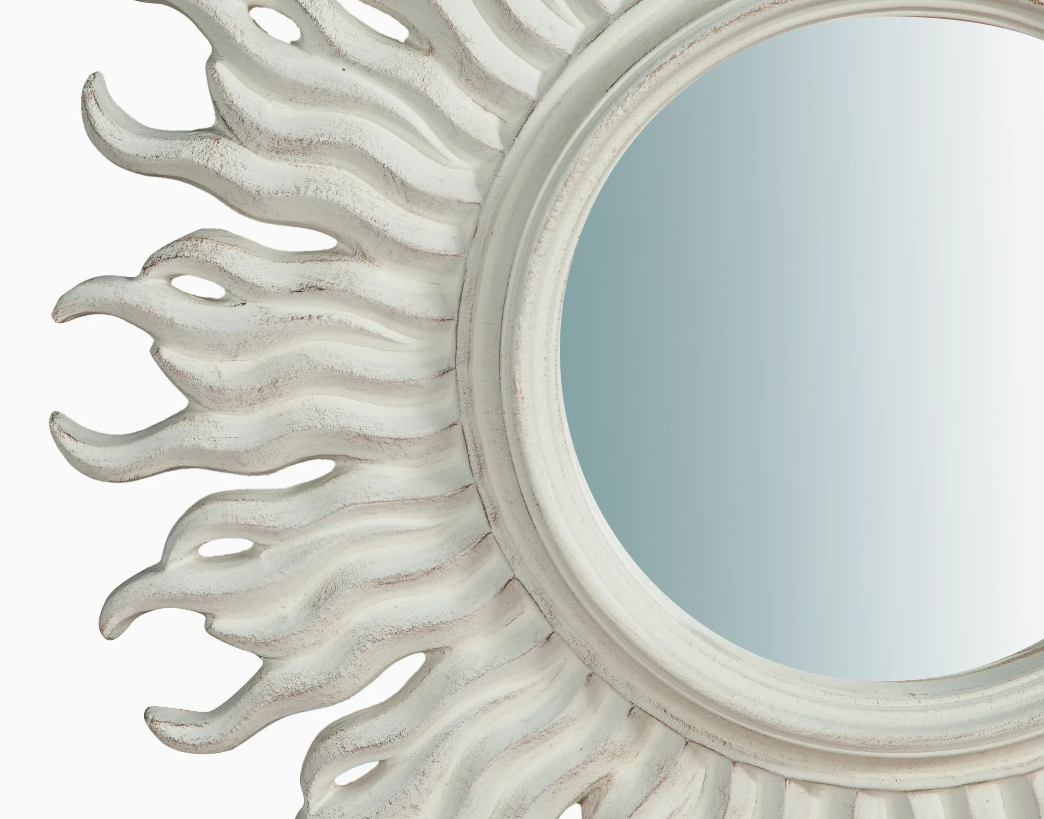 Biscottini Specchio Ingresso Cornice Barocco 46x46 cm Made in Italy | Specchi Decorativi da Parete | Specchio Barocco | Specchio Antico