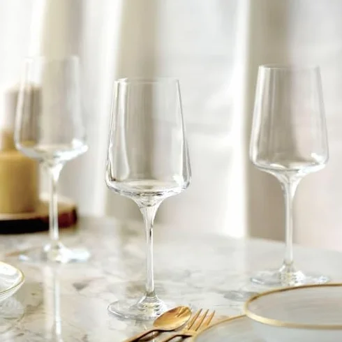 Crystal Glass bicchieri da vino bianco e frizzante set di 6 vetro senza piombo lavabili in lavastoviglie