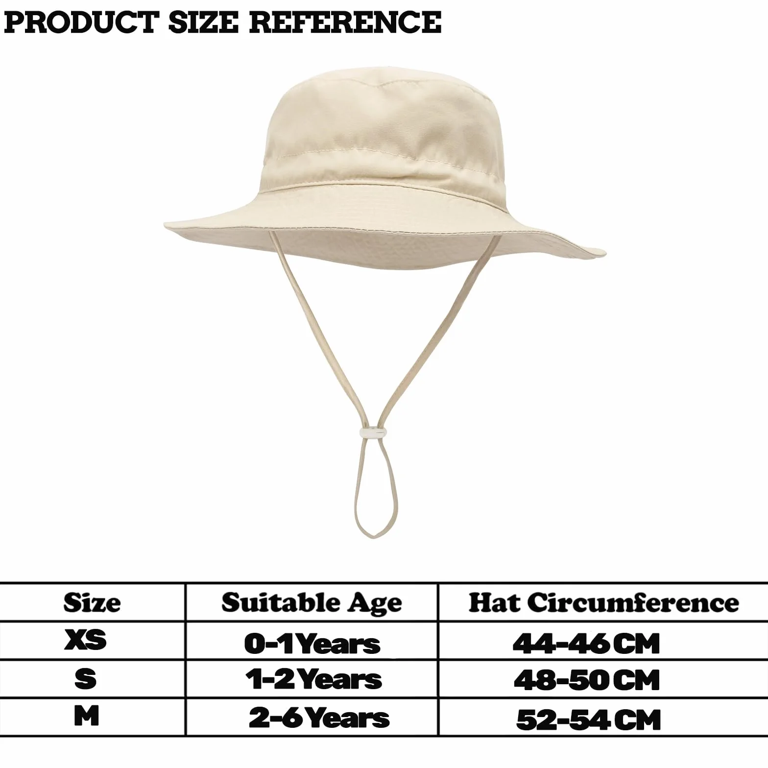Cappello da Sole Bambini UPF 50+ Tesa Larga Spiaggia Secchiello Neonati