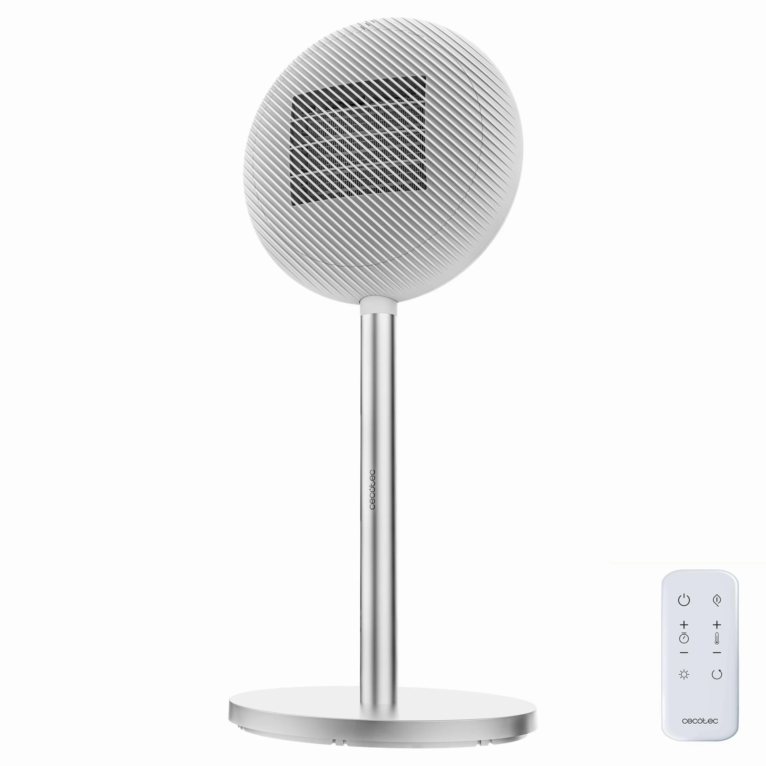 Cecotec Termoventilatore Ceramico a Colonna con Telecomando ReadyWarm 2100 Sun. 2000W, 2 Potenze, Basso Consumo, Display LED, Controllo Tattile, Termostato Regolabile, Oscillazione Automatica