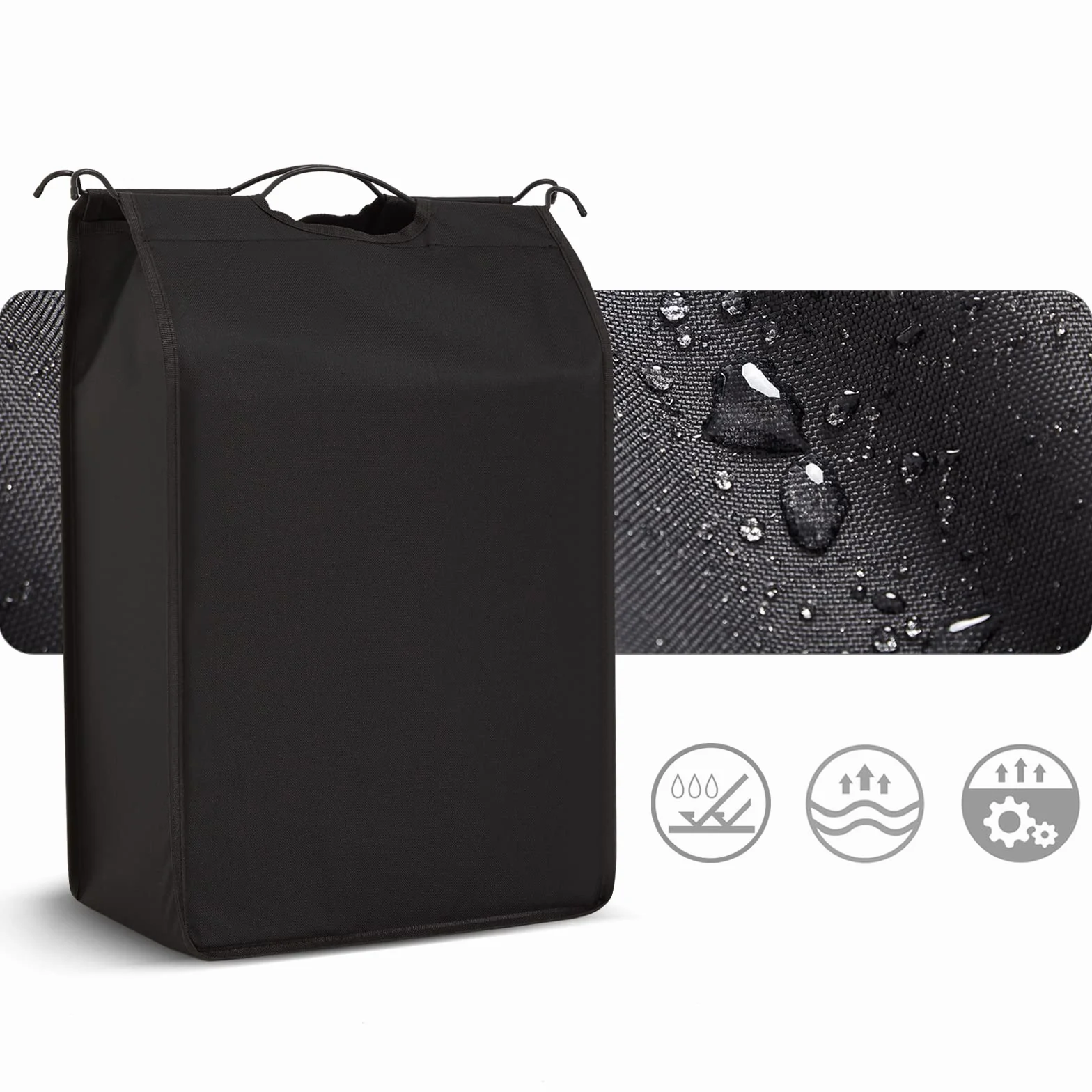 Meerveil Carrello Porta Biancheria con 3 Sacchi Rimovibili, Ceste per Bucato con Rotelle Universali