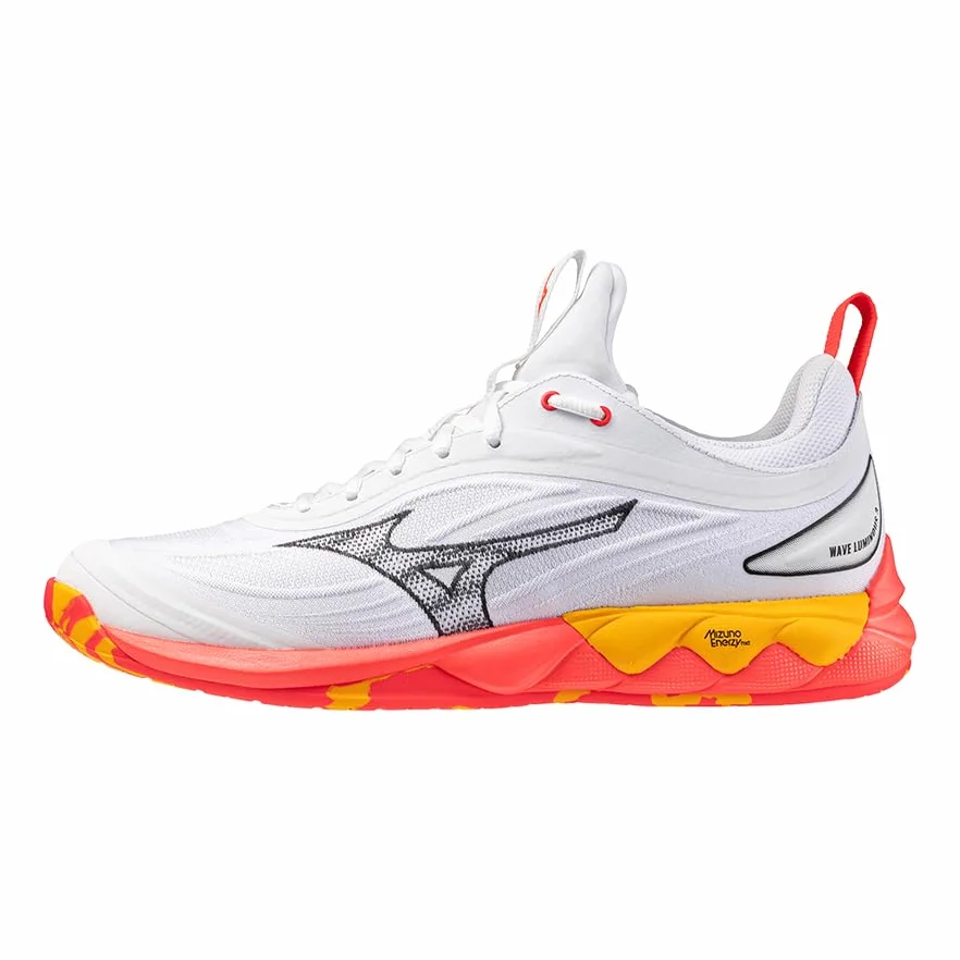 Mizuno Wave Luminous 3 Bianco/Fiery Coral 2/Citrus