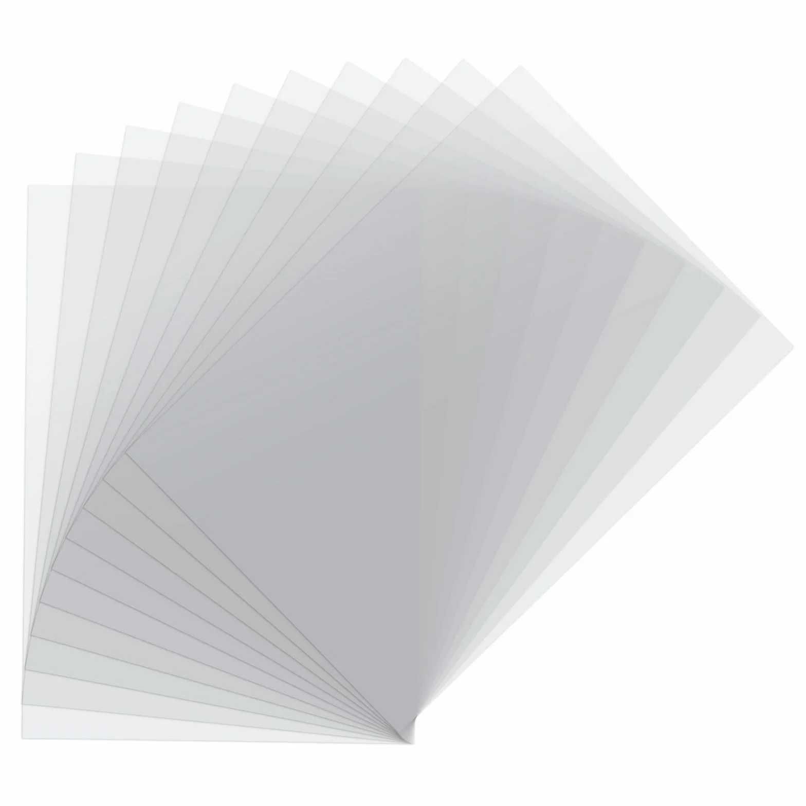 Florence Fogli Acetato A4 0,2 mm Spessore 10 Foglio Plastica Trasparente per Scrapbooking