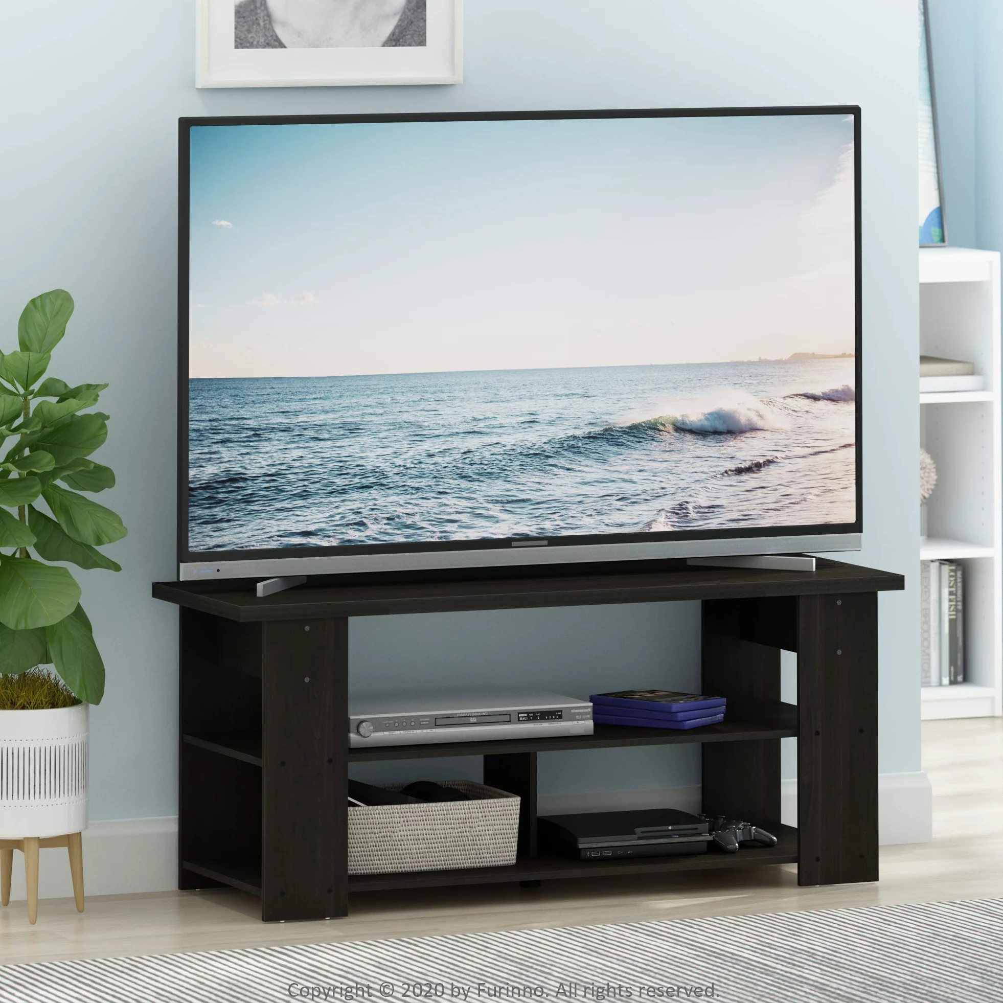Furinno Centro di Intrattenimento TV, Legno, Brown, 50