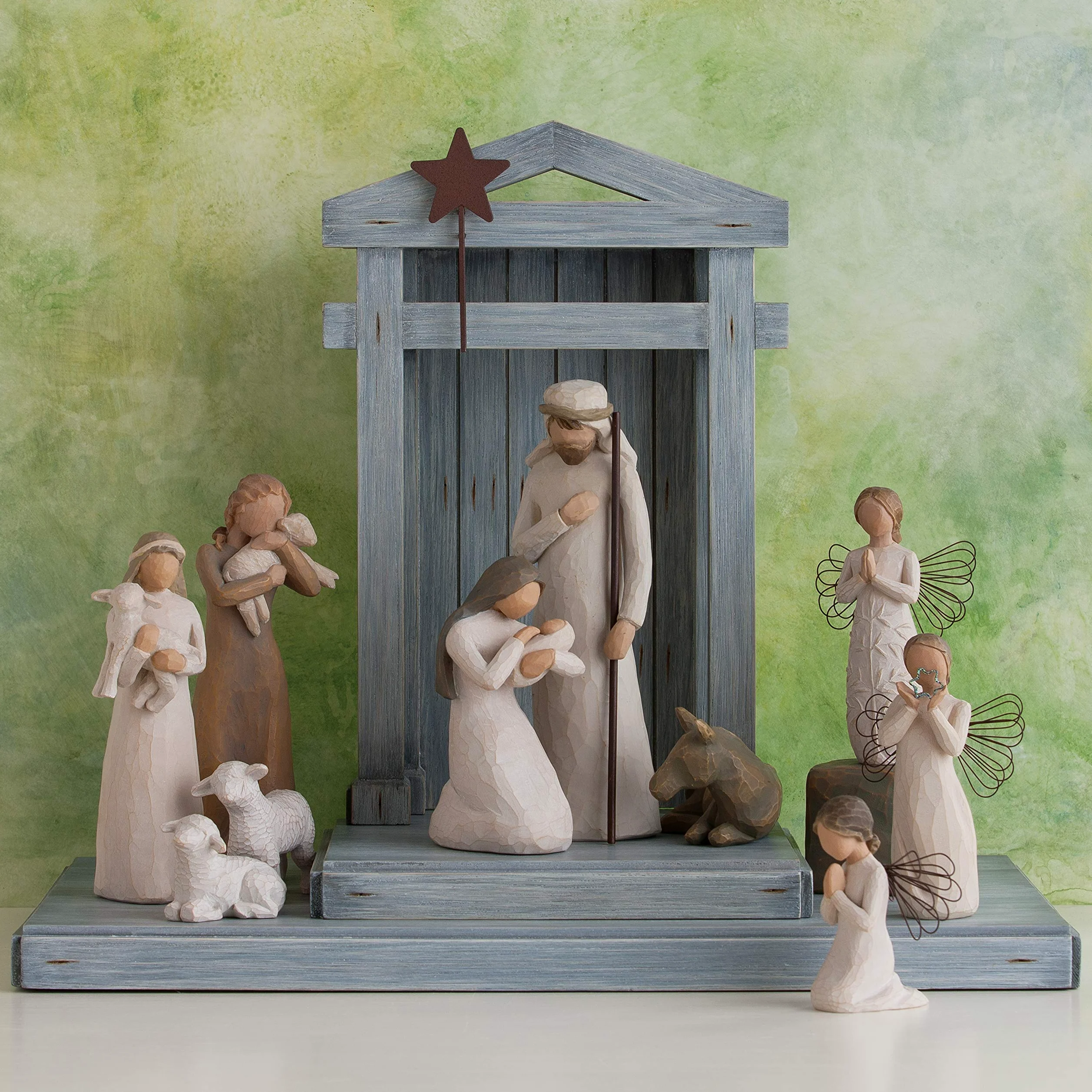 Willow Tree Figurine Natività, Resina, Design di Susan Lordi