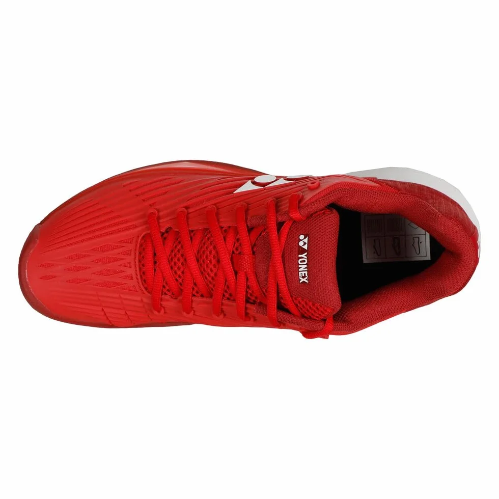 YONEX Eclipsion 5 AC Scarpe da Tennis Rosso-Bianco