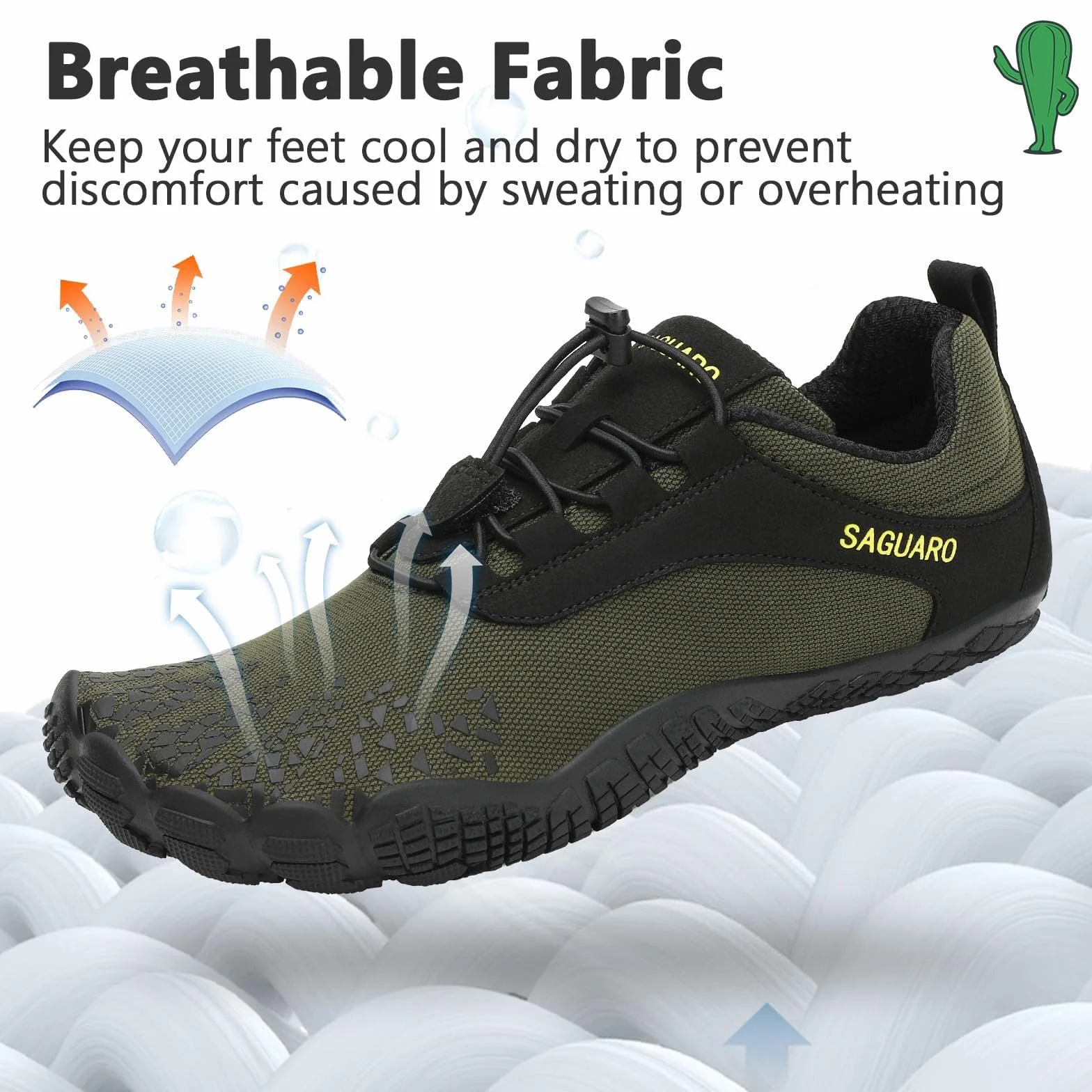 Saguaro Scarpette da Piedi Nudi Donna Minimaliste Barefoot Scarpe Uomo Antiscivolo Traspirante