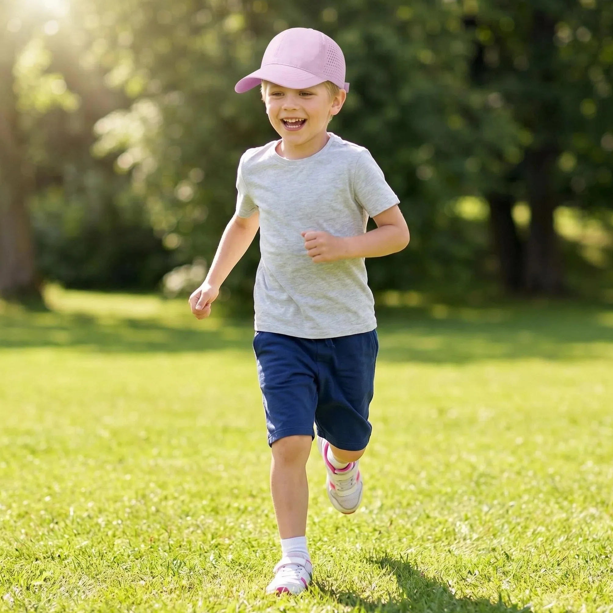 Cappello Sportivo per Bambini Berretto da Baseball Ragazza Asciugatura Rapida Visiera Regolabile