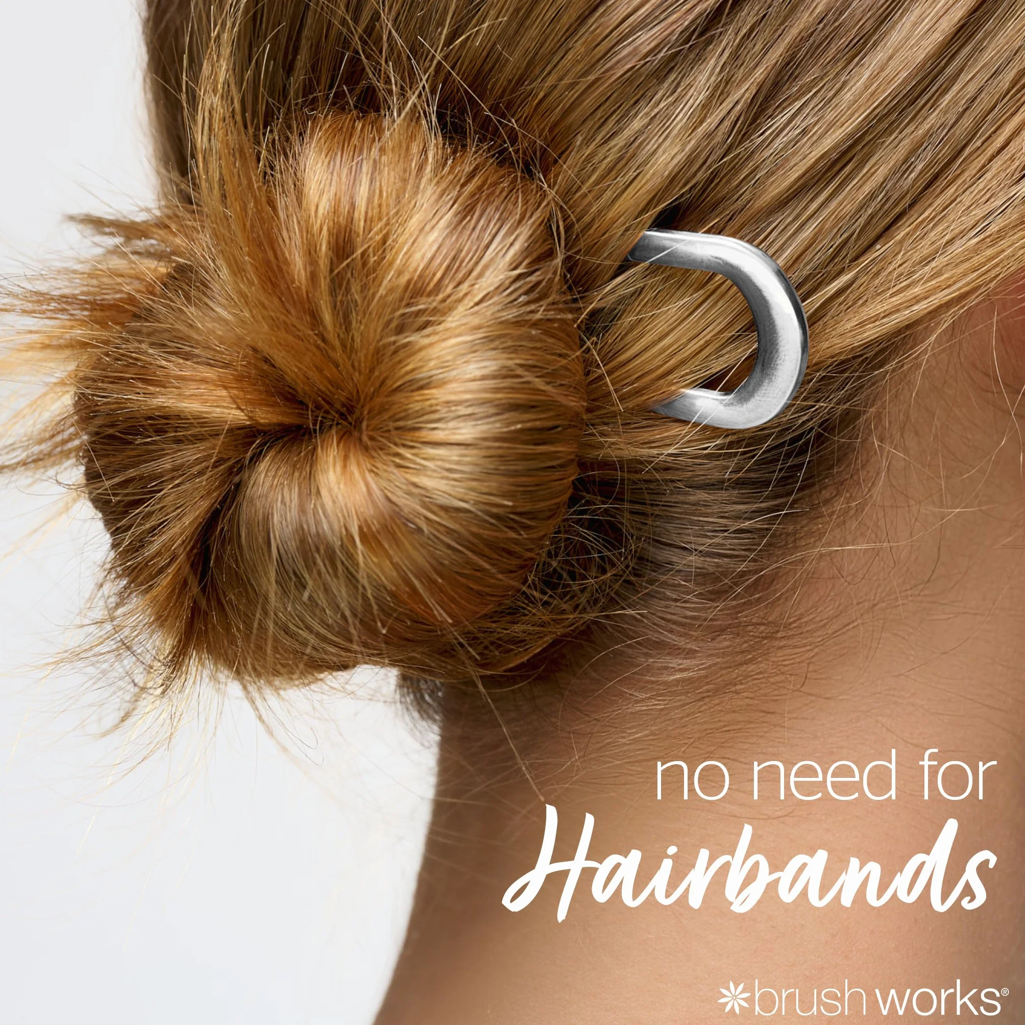 Brushworks French Hair Pin Duo Gold Silver