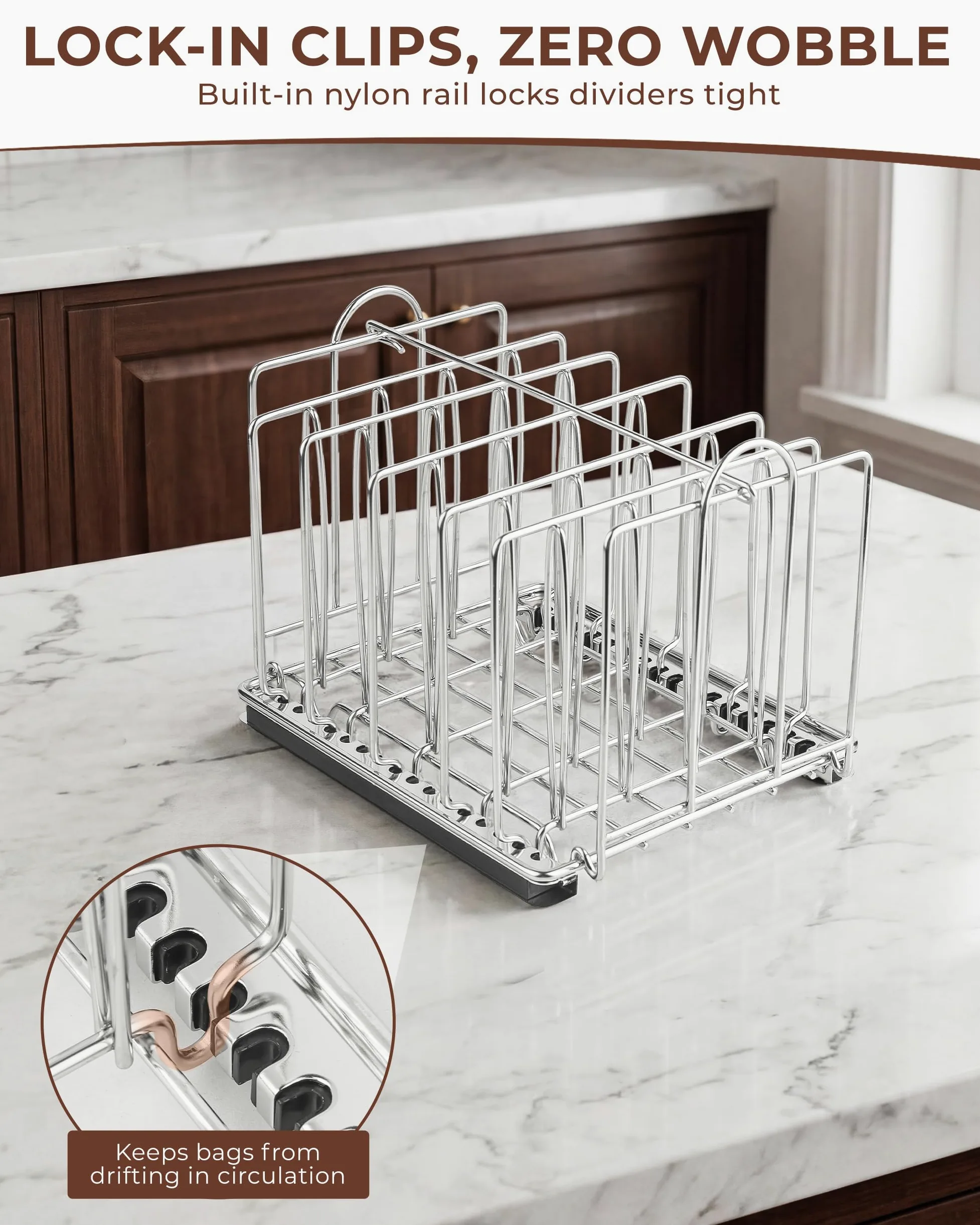 EVERIE Contenitore Sous Vide da 12 litri con coperchio universale in silicone e griglia per sottovuoto compatibile con tutti i modelli Anova, Anova Nano, Chefsteps Joule, Instant Pot, Wancle Sous Vide