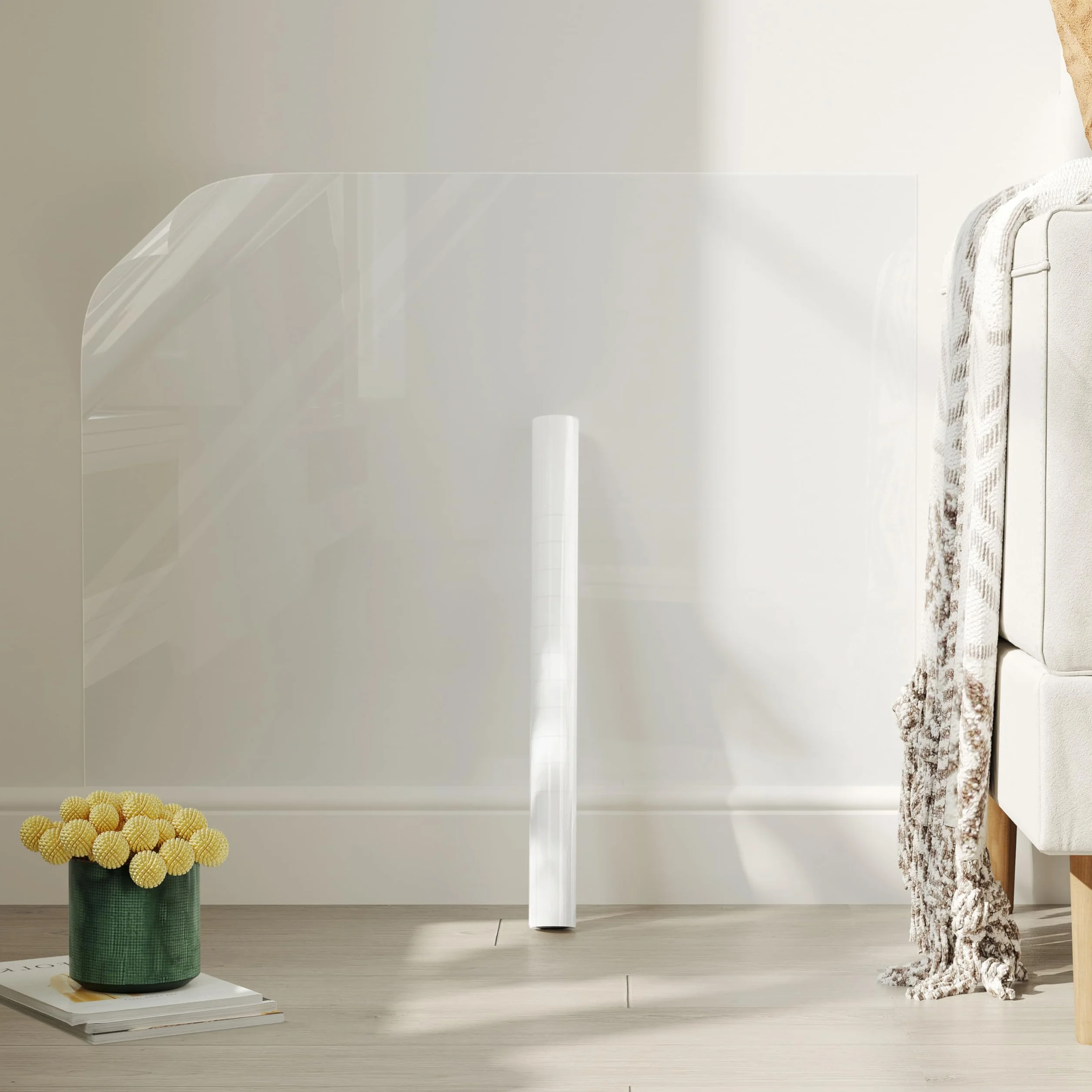 Pellicola Trasparente Adesiva per Mobili 30x300cm, Vinile Impermeabile