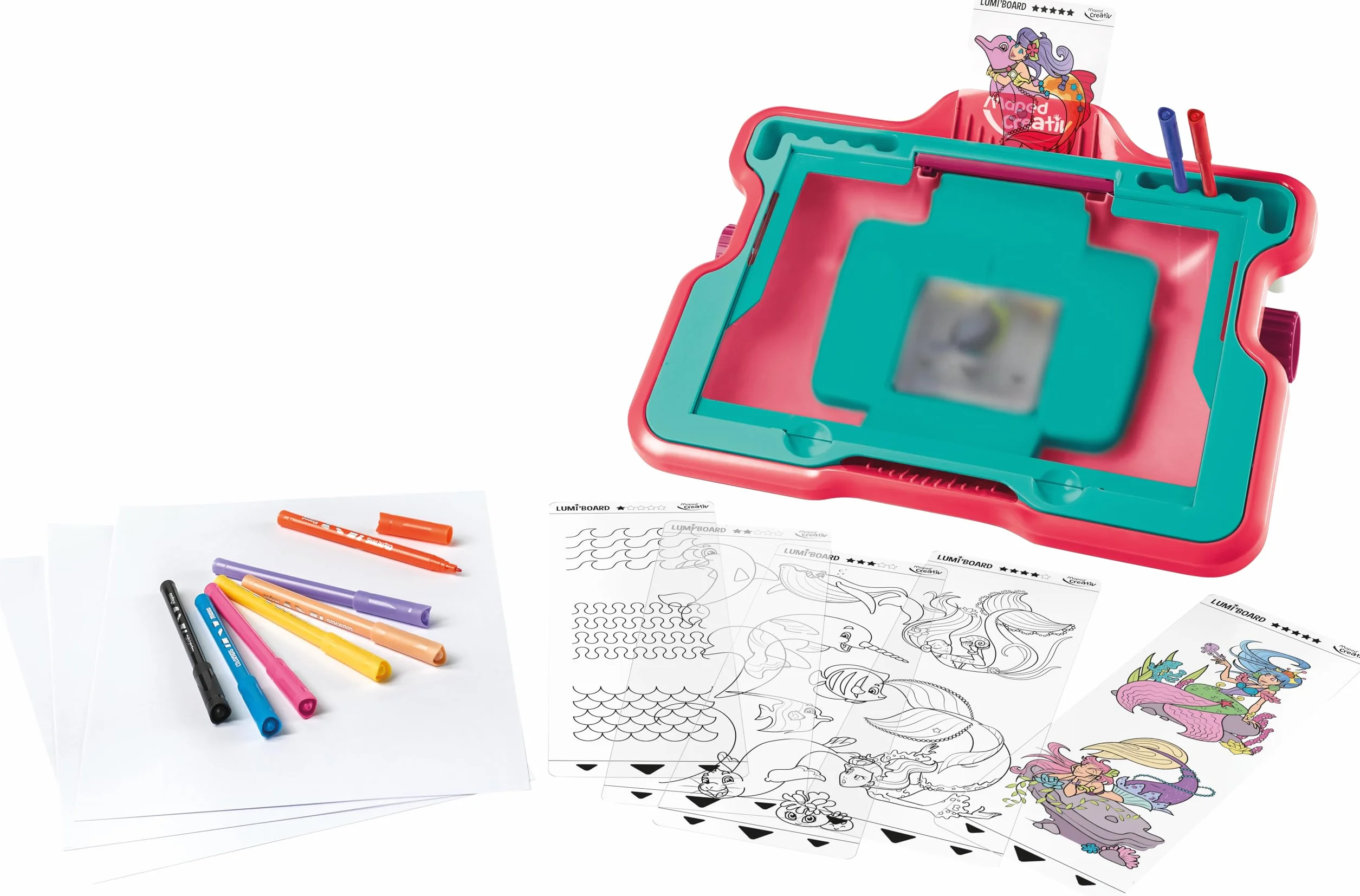 Maped Creativ Lumi'Board Macchina da disegno illuminata Lavagna bambini 4+