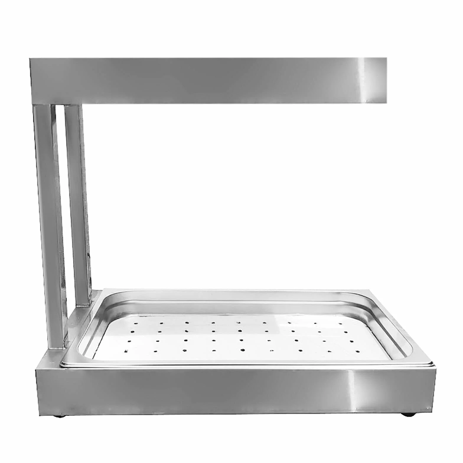 Riscaldatore Fritte a Infrarossi Commerciale Lampada Riscaldamento Cibo Filtro Olio Serbatoio