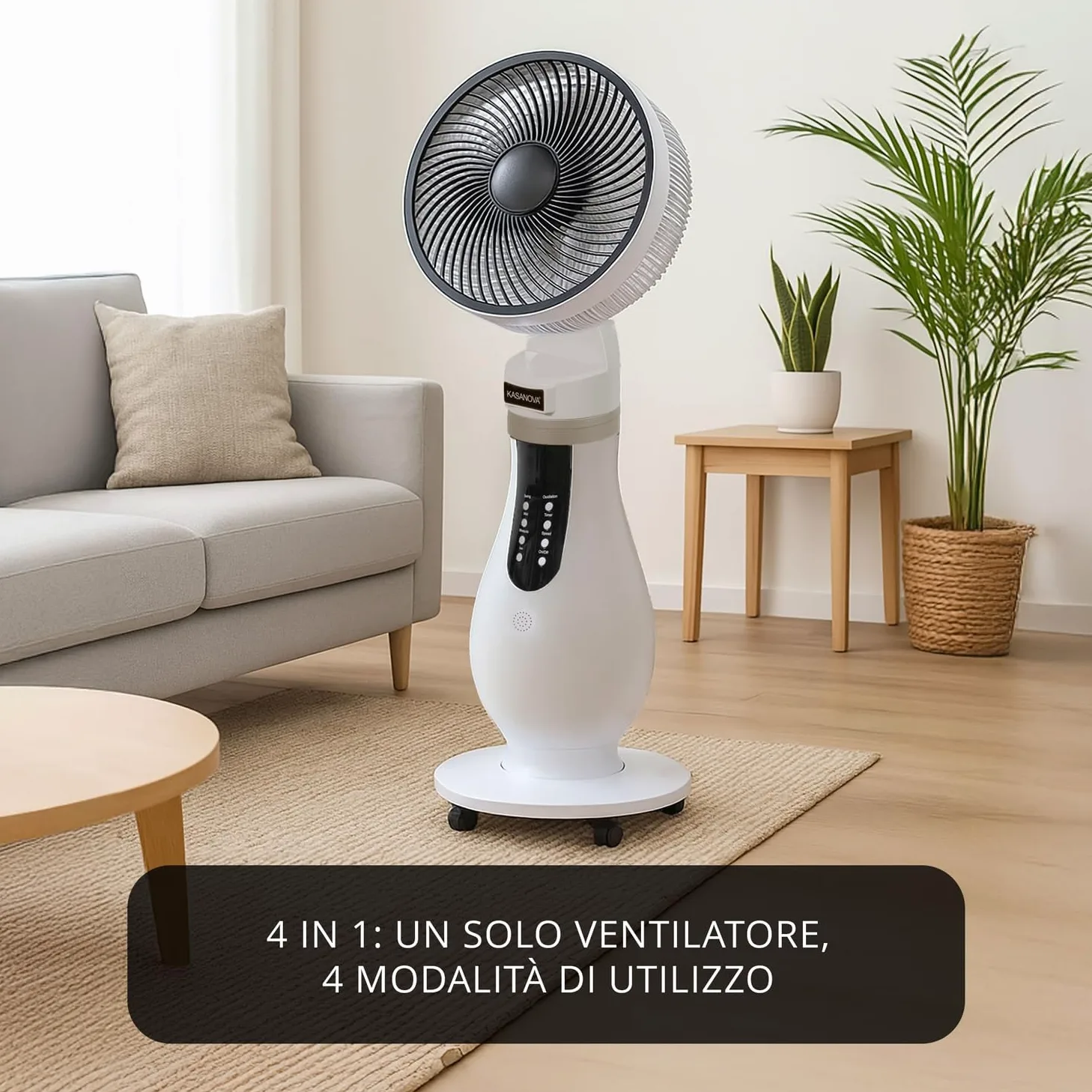 Ventilatore 4 in 1 con oscillazione 3D Combi
