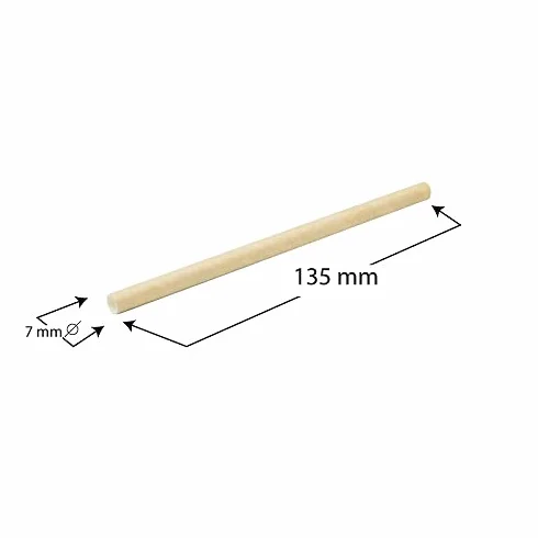 Virsus 1000 Cannucce di carta 15/6 Biodegradabili compostabili colore Avana, Cannuccia Senza Tinte per Cocktails, Bibite Fredde e Calde Eco Friendly