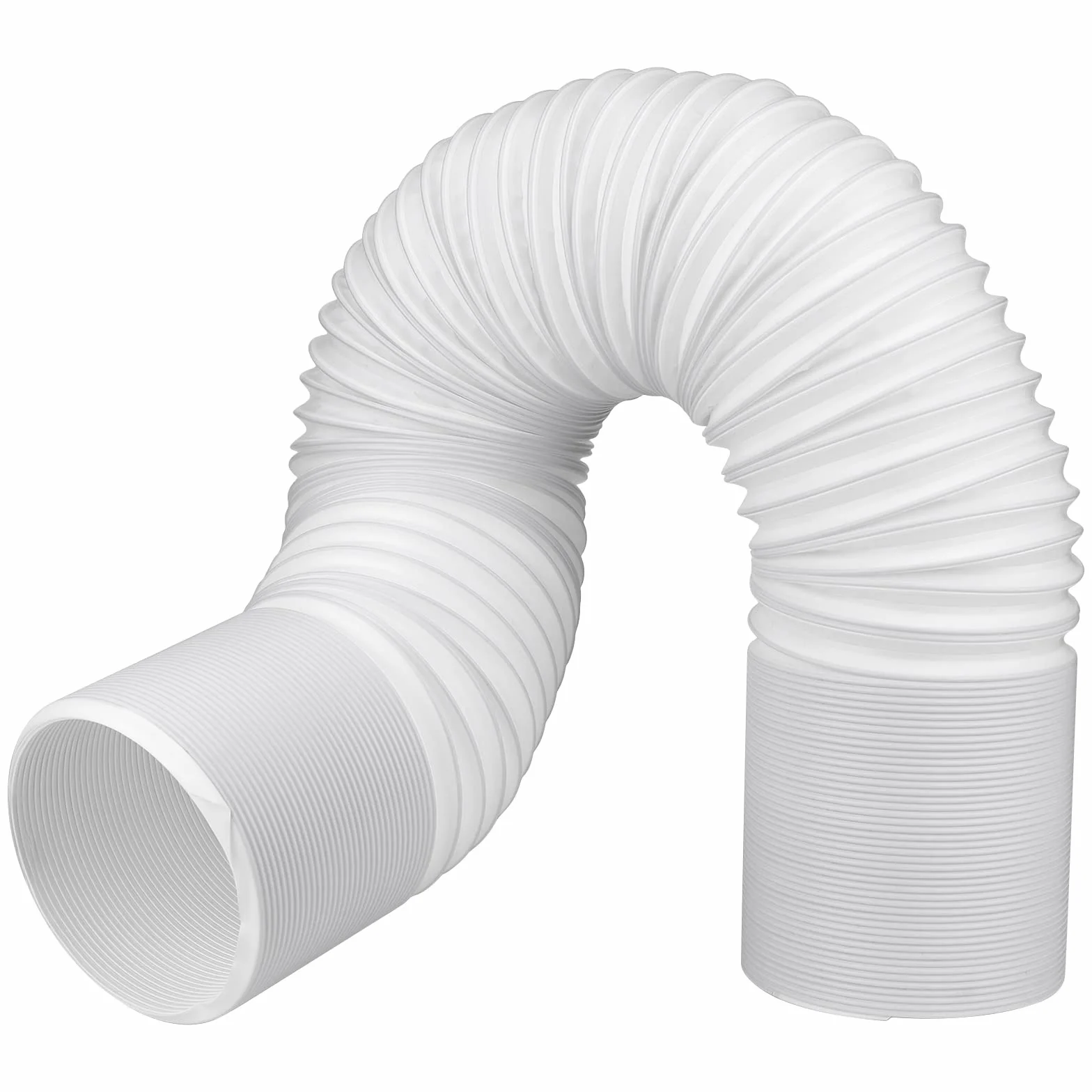Tubo Climatizzatore Lunghezza 200cm Tubo di Scarico Aria Condizionata Portatile Tubo Flessibile di Scarico Diametro 130mm per Impianti di Climatizzazione Asciugatrice Cappa Aspirante