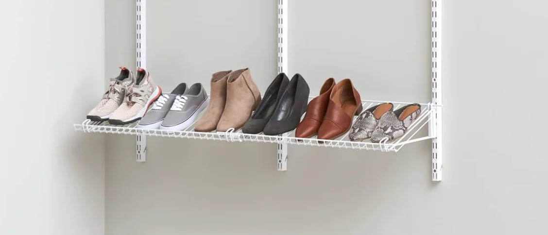 Rubbermaid - Mensola per scarpe, colore: Bianco