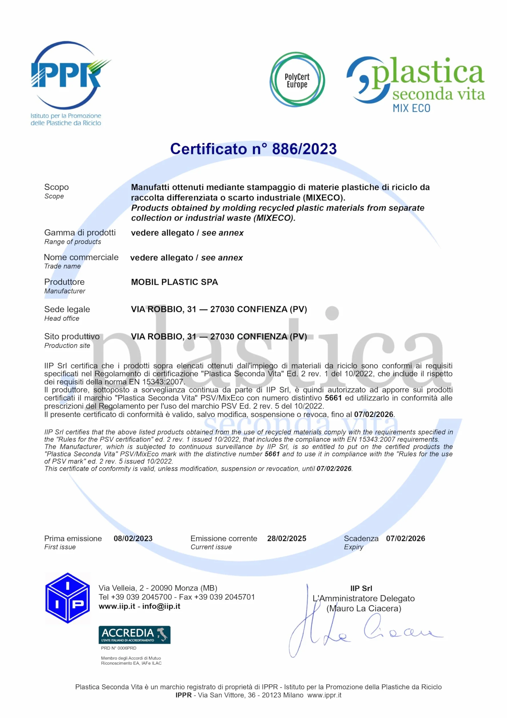Mobil Plastic PATTUMIERA TRESP. LT.110 D.CM.51-38 H85 VERDE