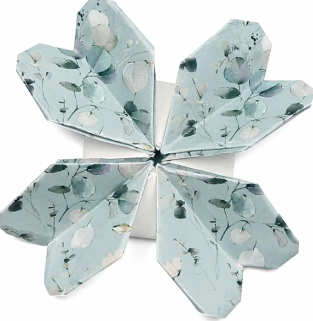 Clairefontaine 95381C Papier Origami 70g/m² 15x15cm 30 Motivi Kolorowe Romantico