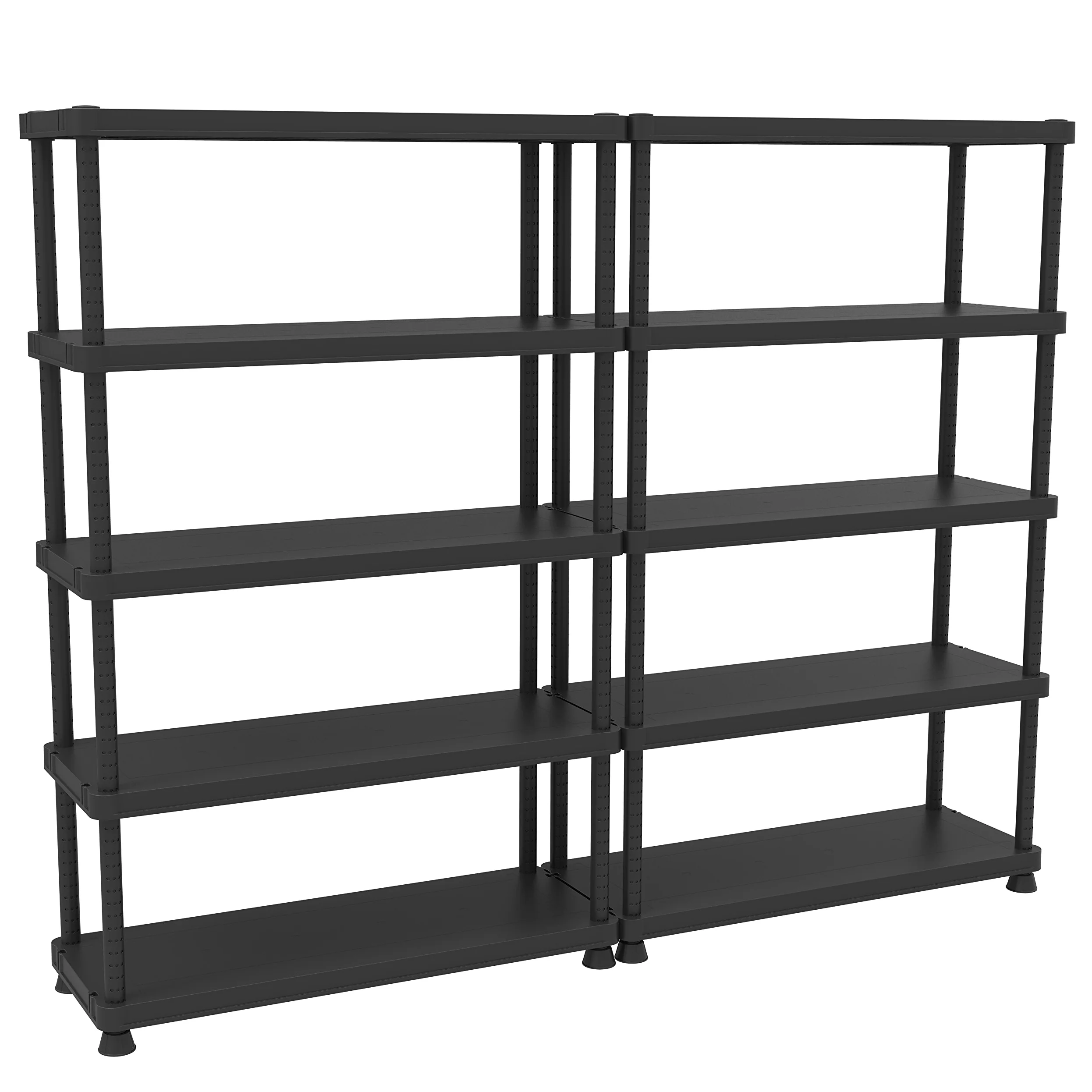 Terry, Scaffale 12045-5c, Scaffale Modulare a 5 Ripiani, da Interno Esterno. Materiale: Plastica, Dimensioni: 120x45x187,5 cm