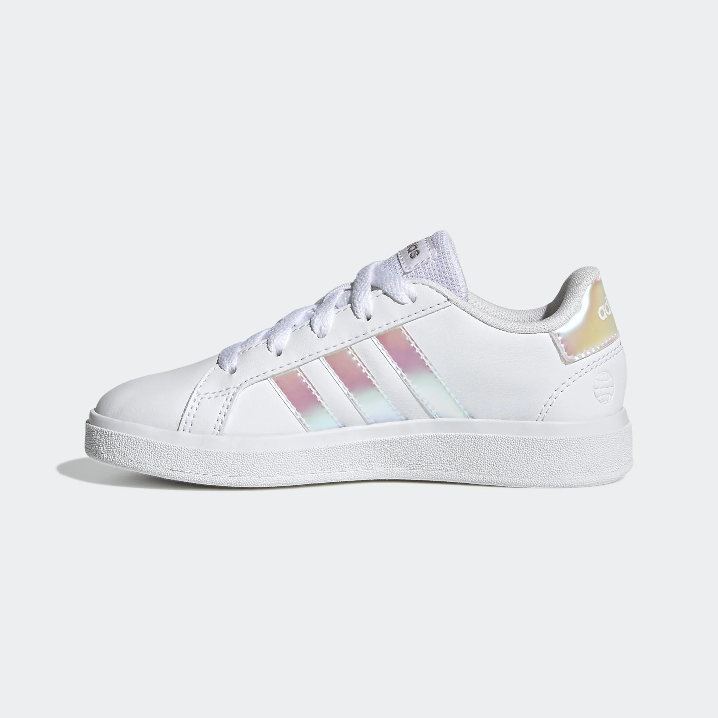 Adidas Grand Court Lifestyle Lace Tennis Scarpe Unisex Bambini Ragazzi