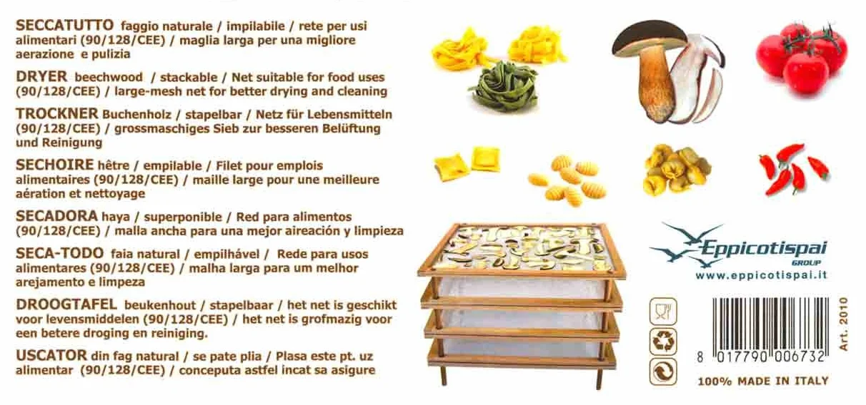 Secca Pasta/Funghi Cm.50X40, Lega di acciaio, Marrone